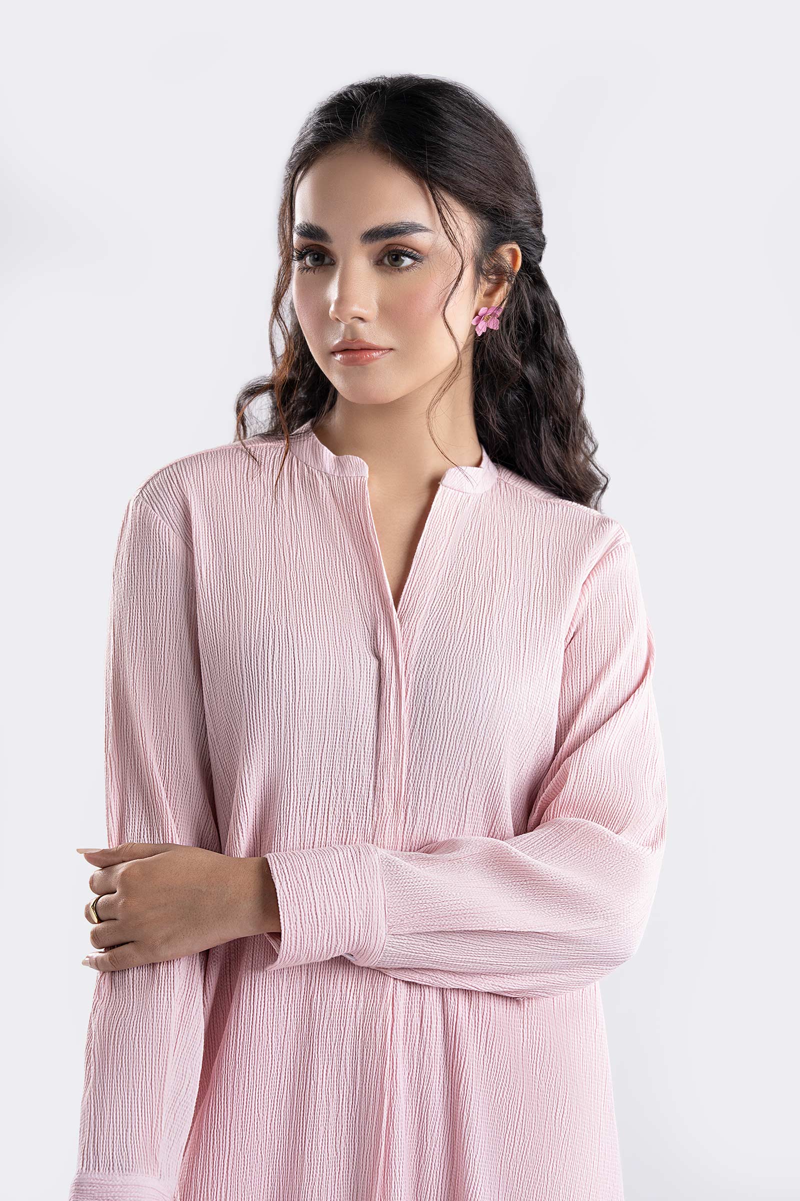 2 Pc Dyed Seersucker Suit