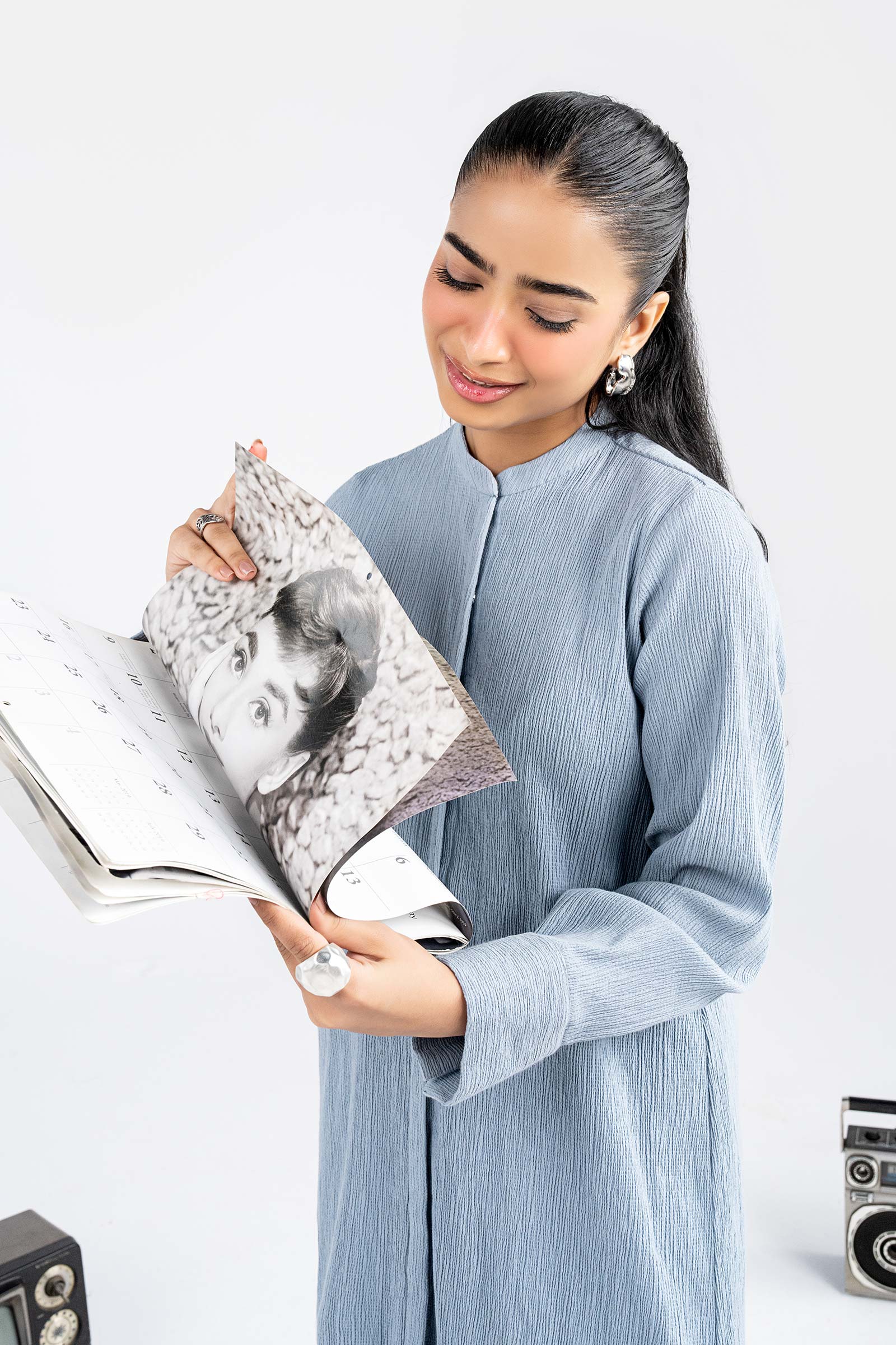 2 Pc Dyed Seersucker Suit