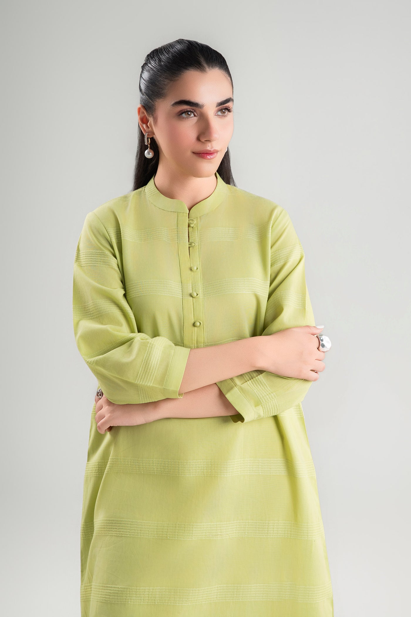 Dyed Textured Tunic