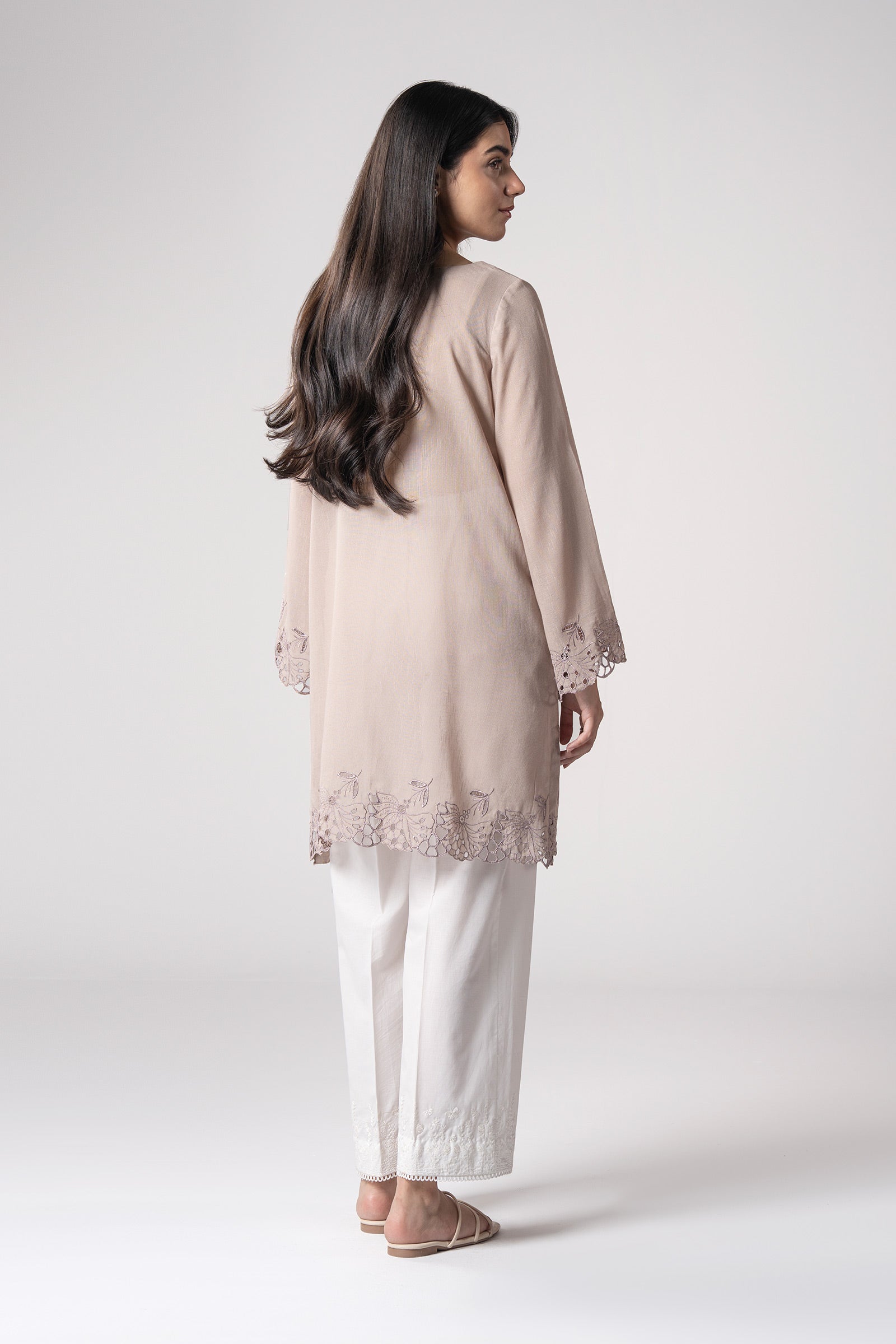 Embroidered Karandi Shirt