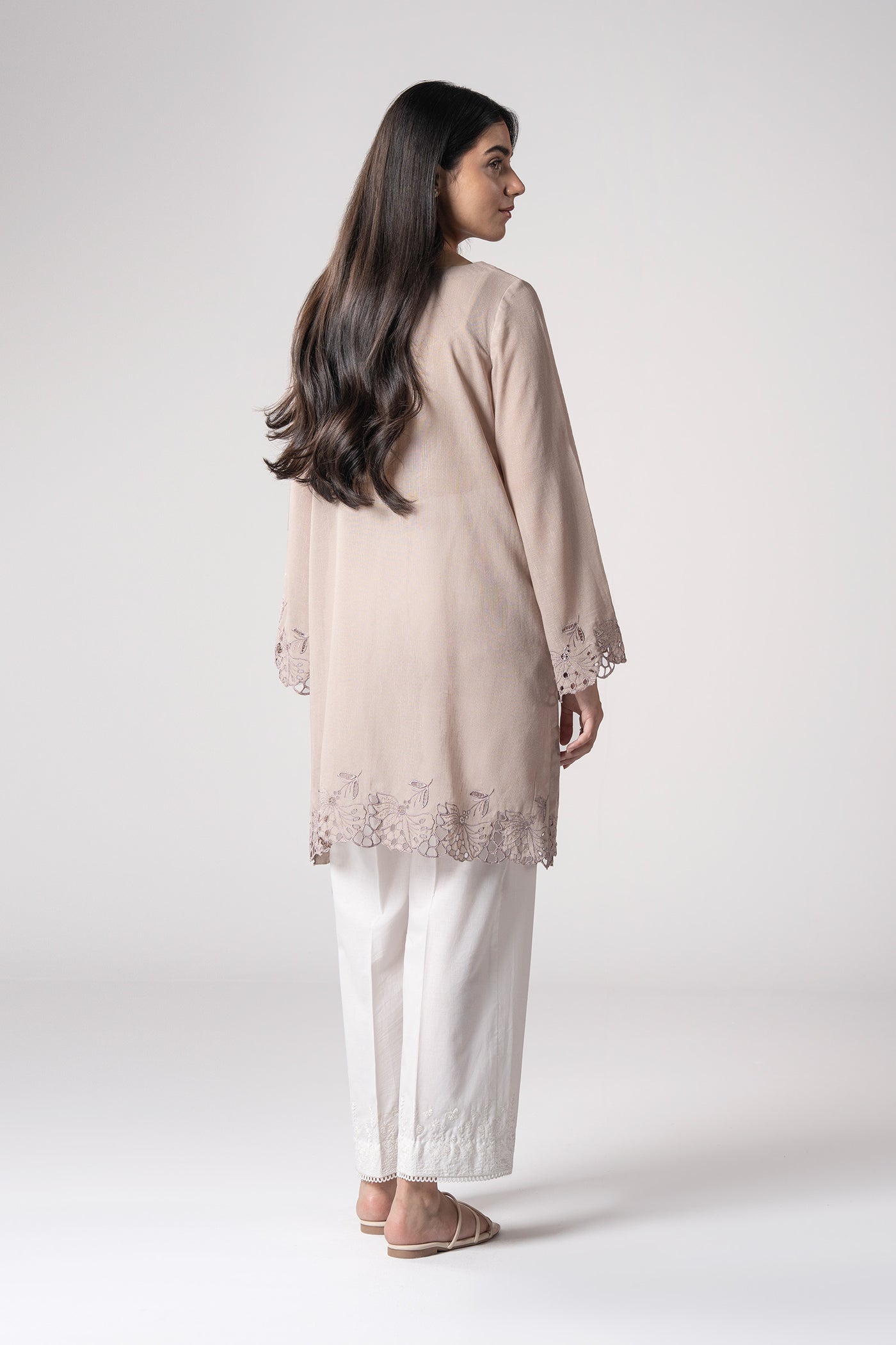 Embroidered Karandi Shirt