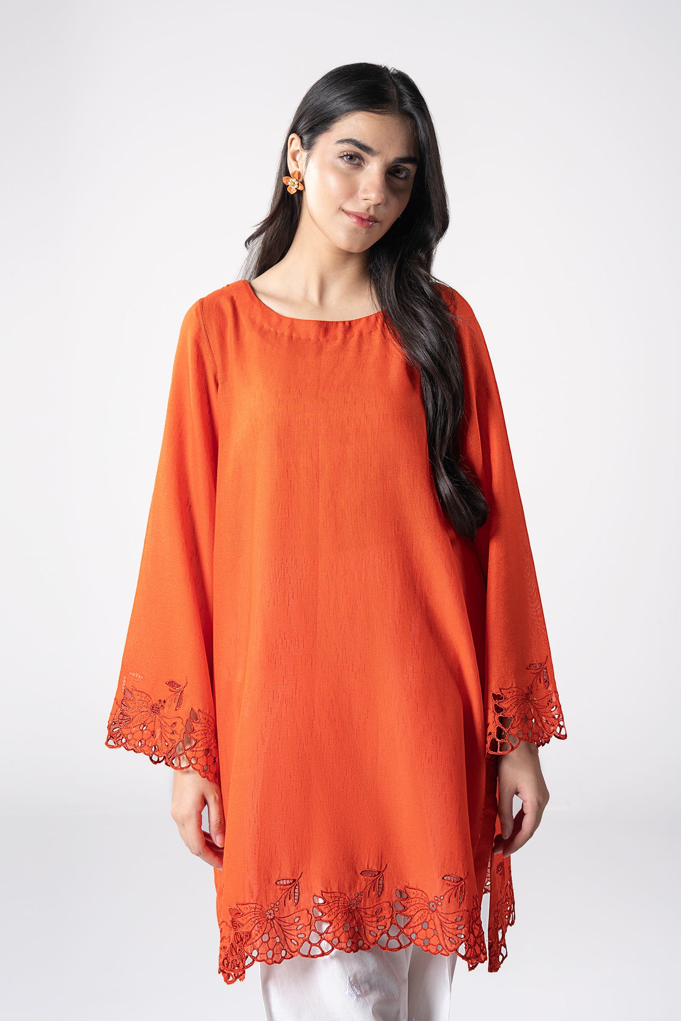 Embroidered Karandi Shirt