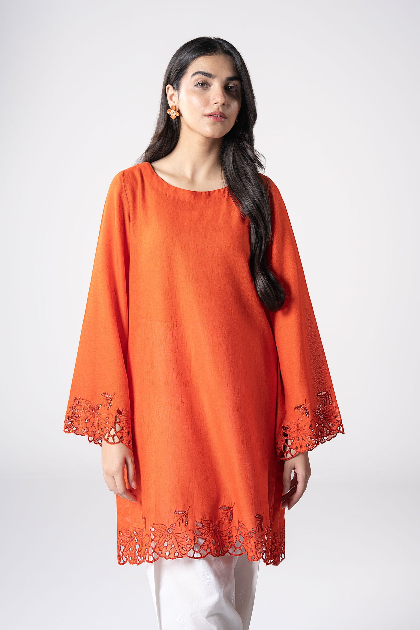 Embroidered Karandi Shirt