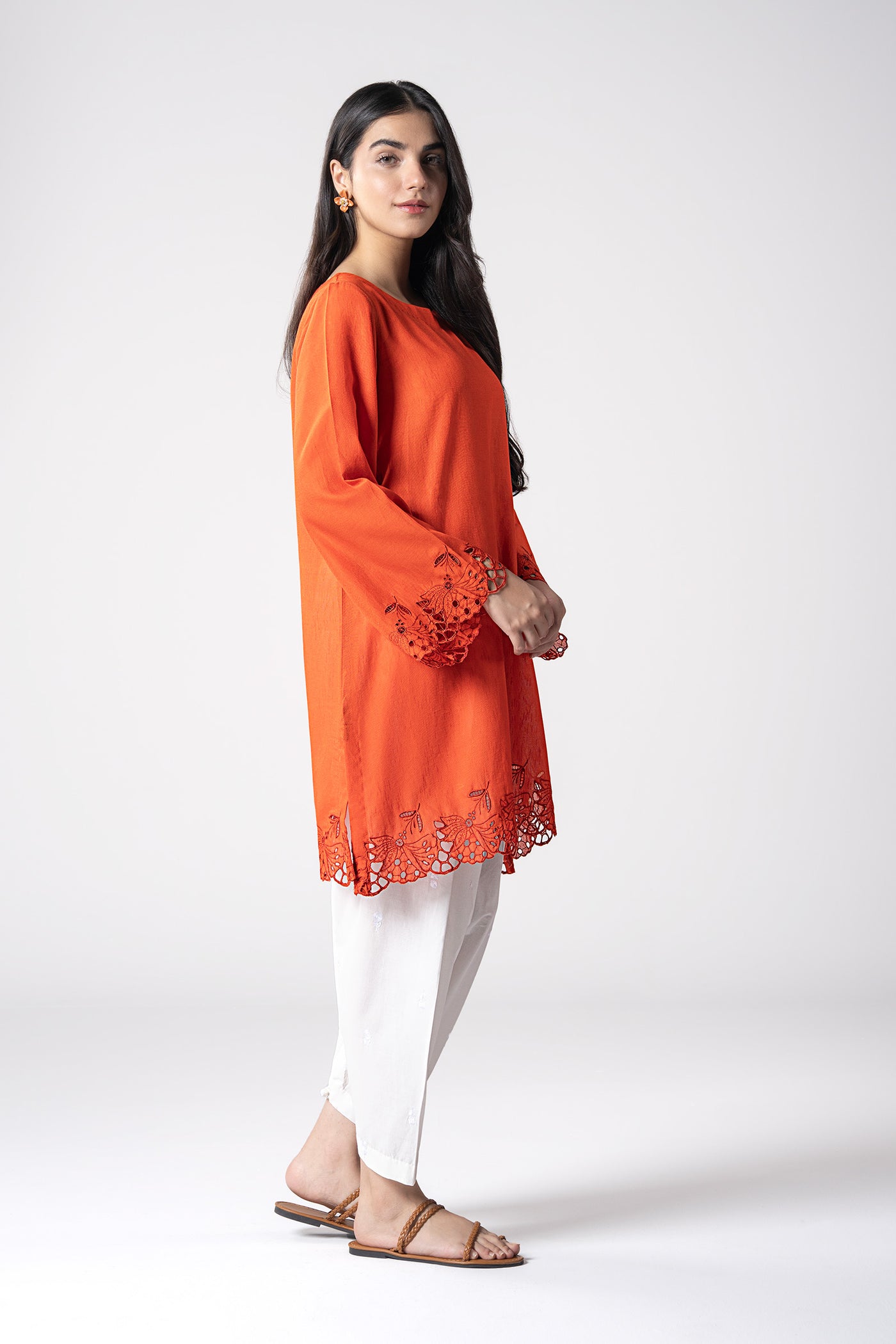Embroidered Karandi Shirt
