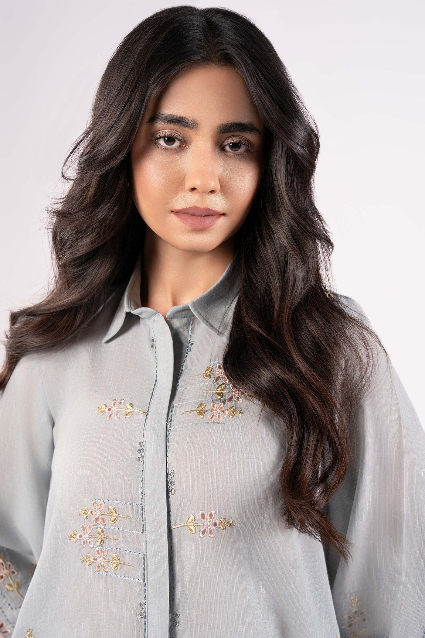 Embroidered Karandi Tunic