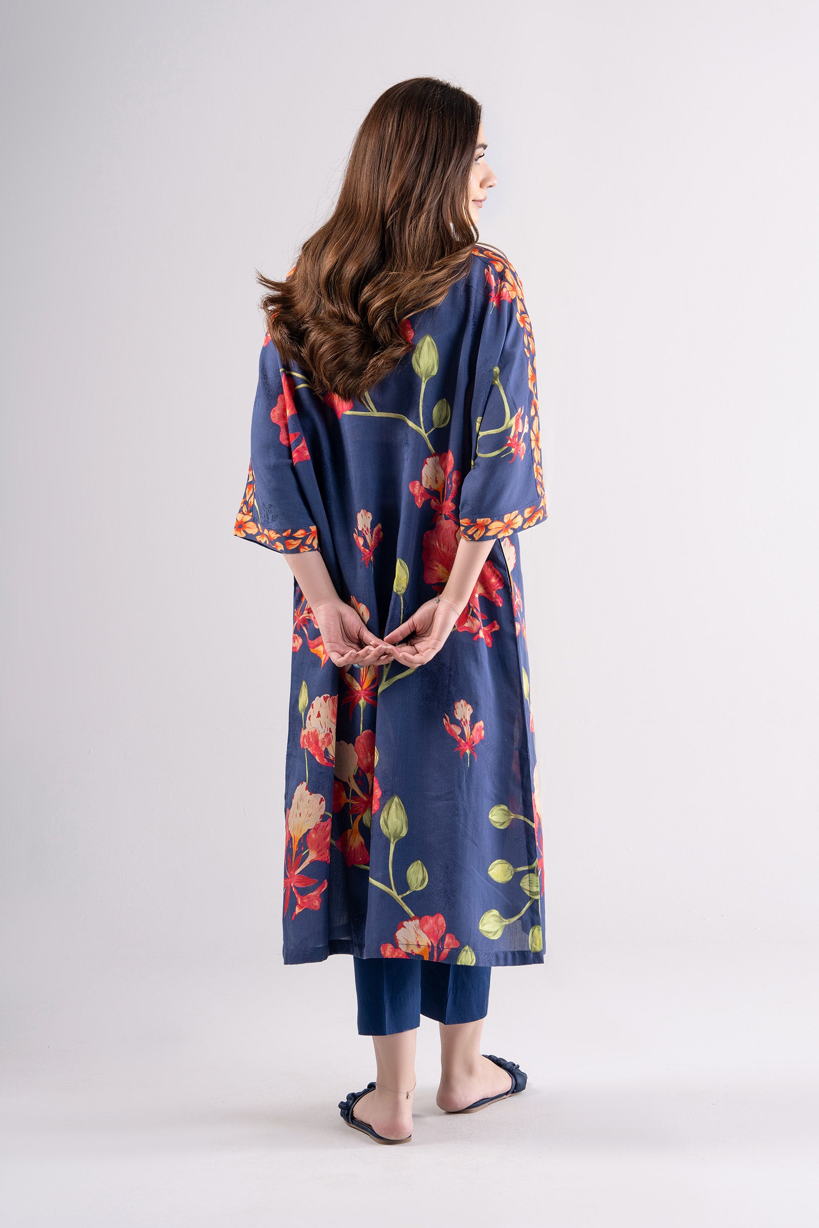 Printed Jacquard Viscose Tunic