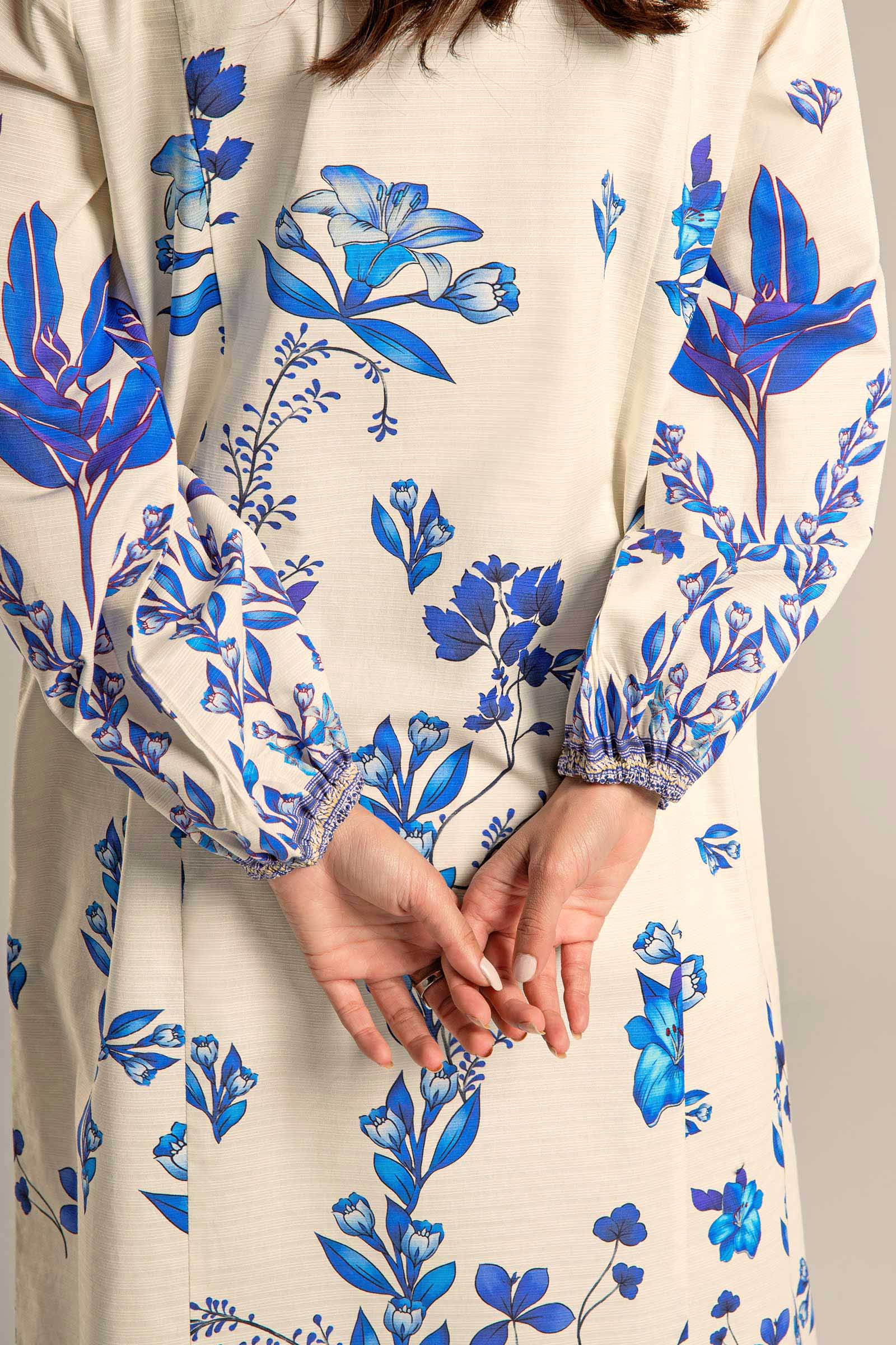 Printed Self Pinstripe Tunic