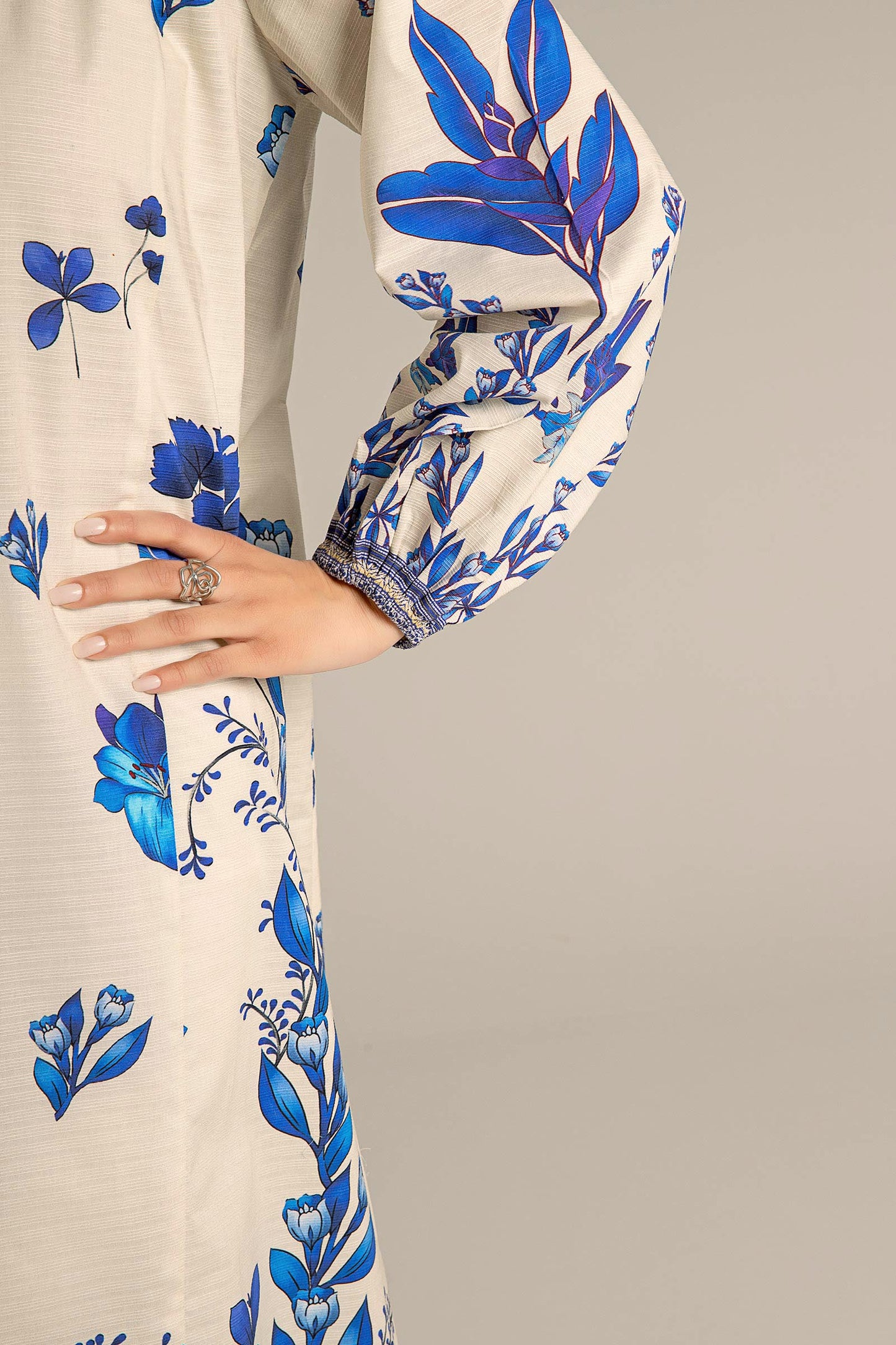 Printed Self Pinstripe Tunic