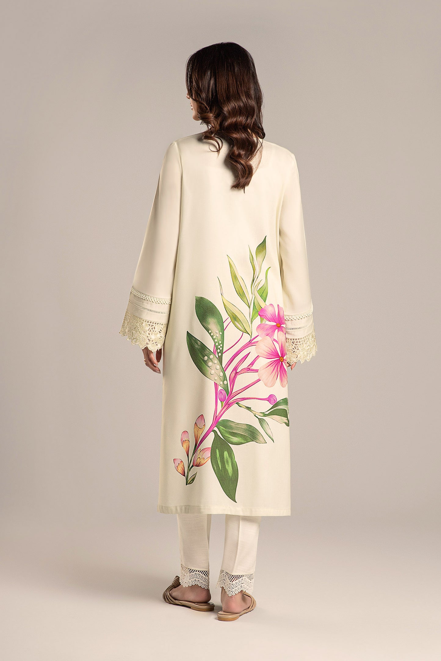 Printed Arabic Lawn Shirt