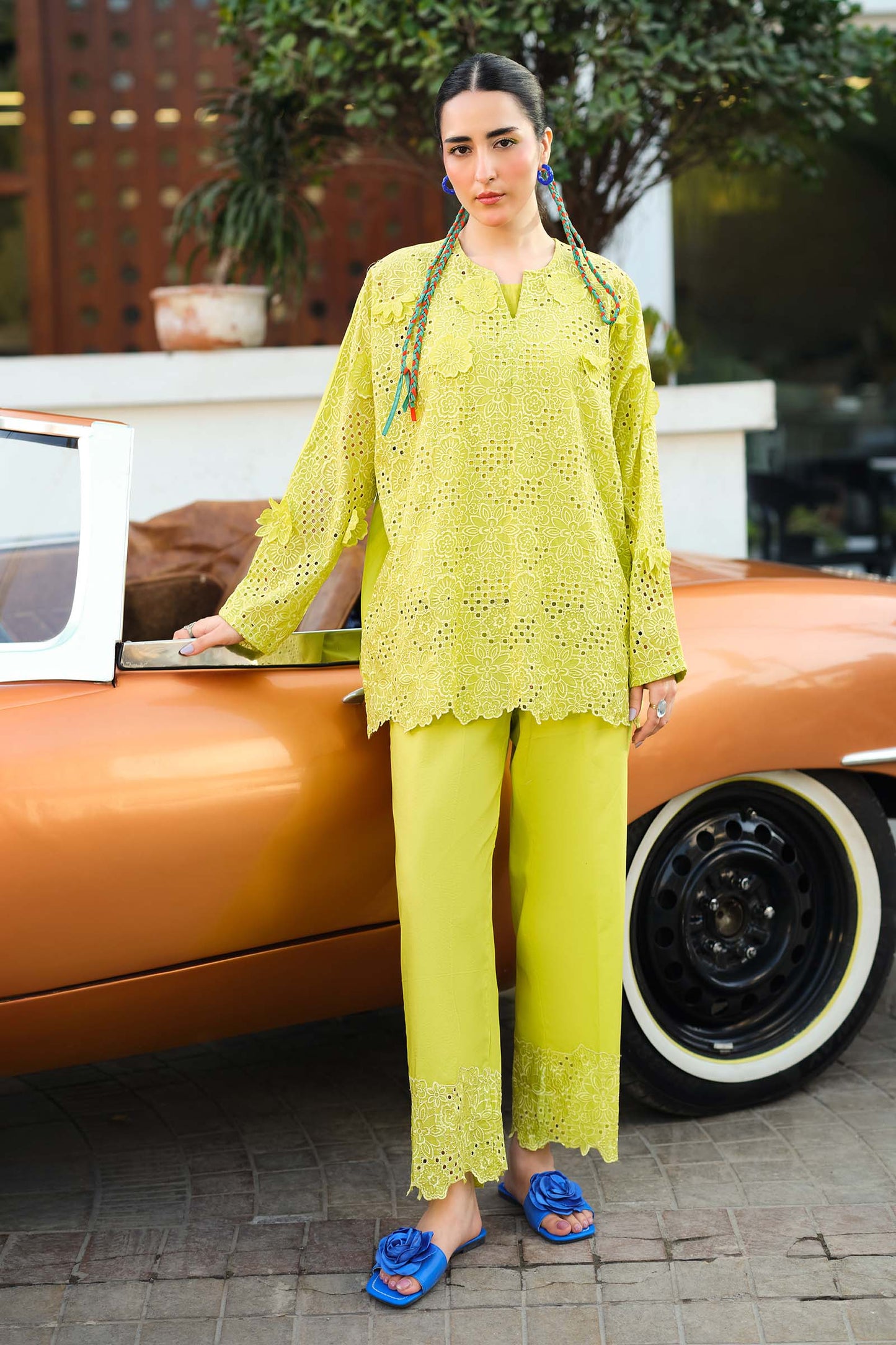 2 Pc Embroidered Lawn Suit