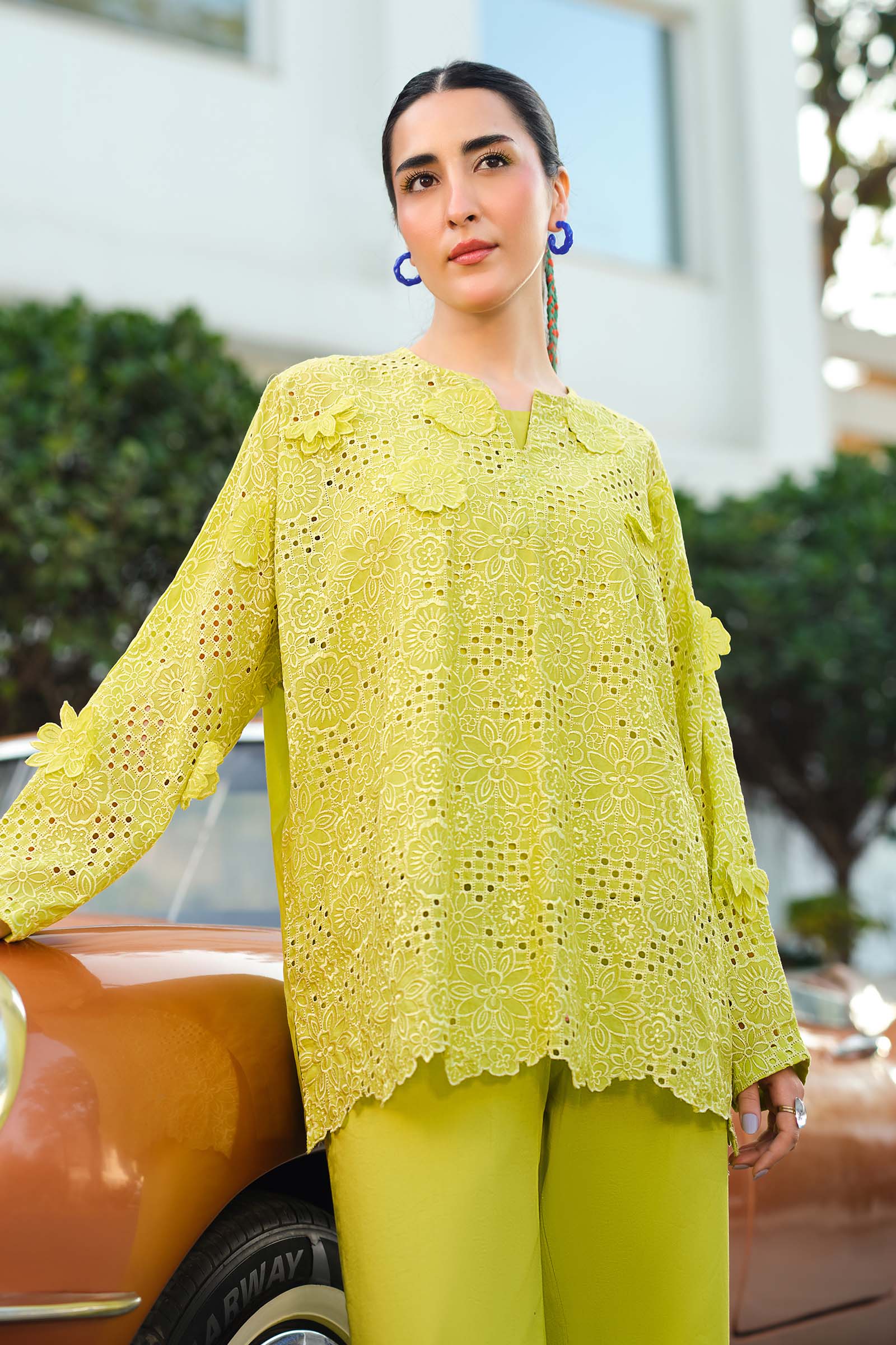 2 Pc Embroidered Lawn Suit