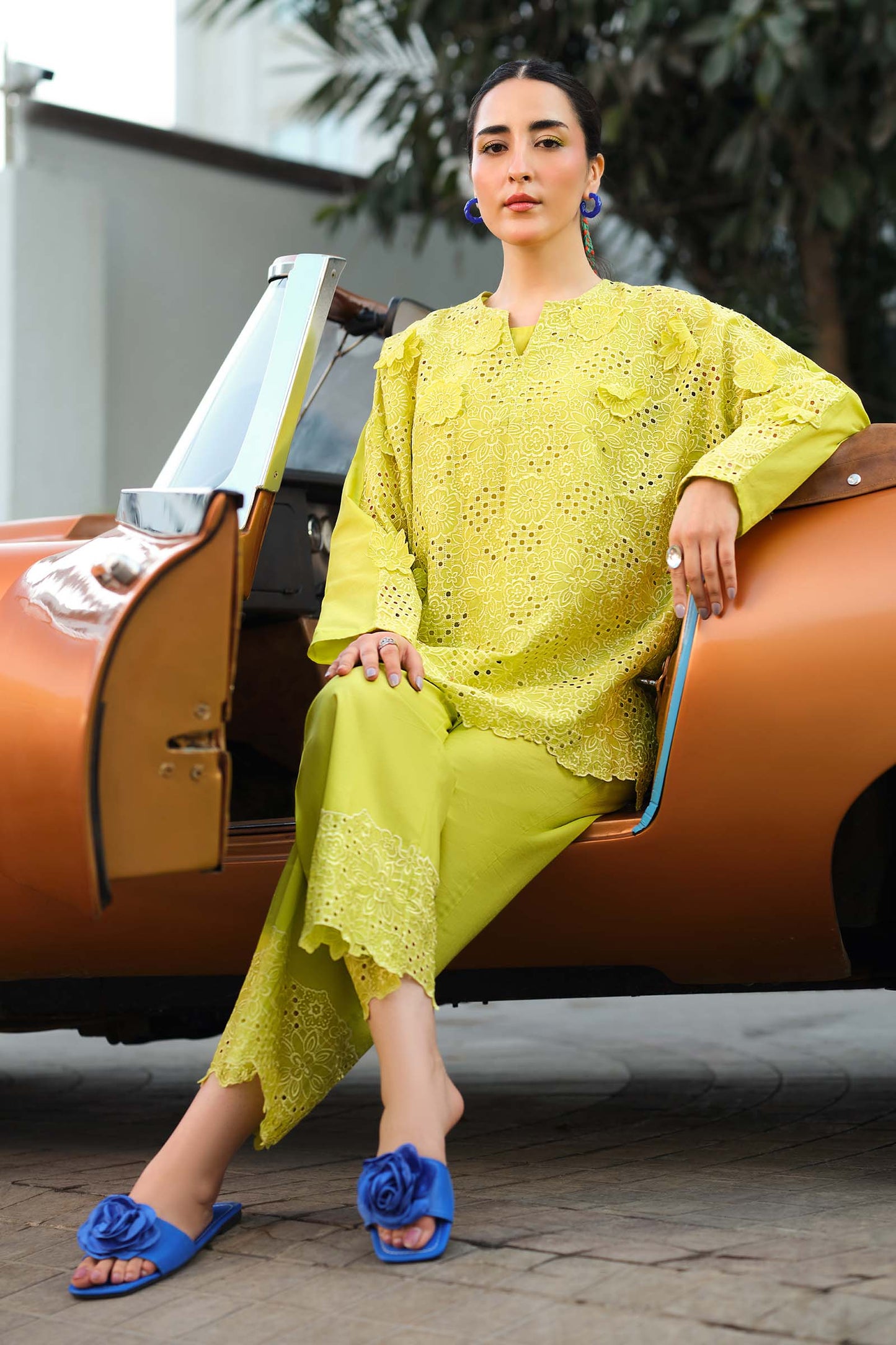 2 Pc Embroidered Lawn Suit