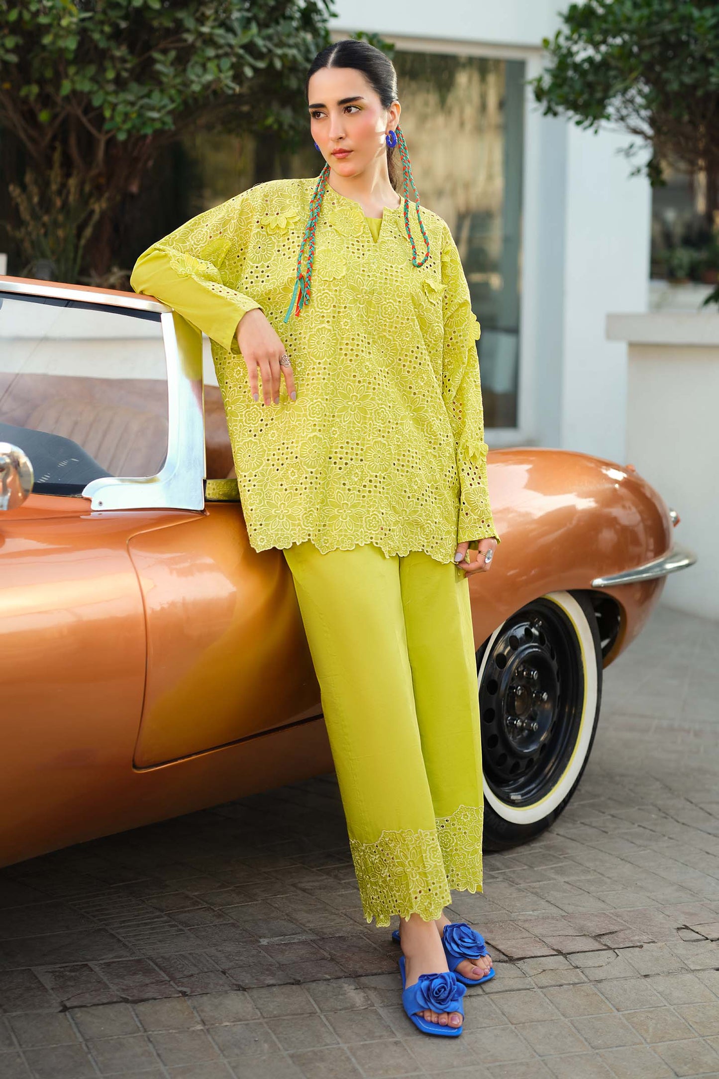 2 Pc Embroidered Lawn Suit