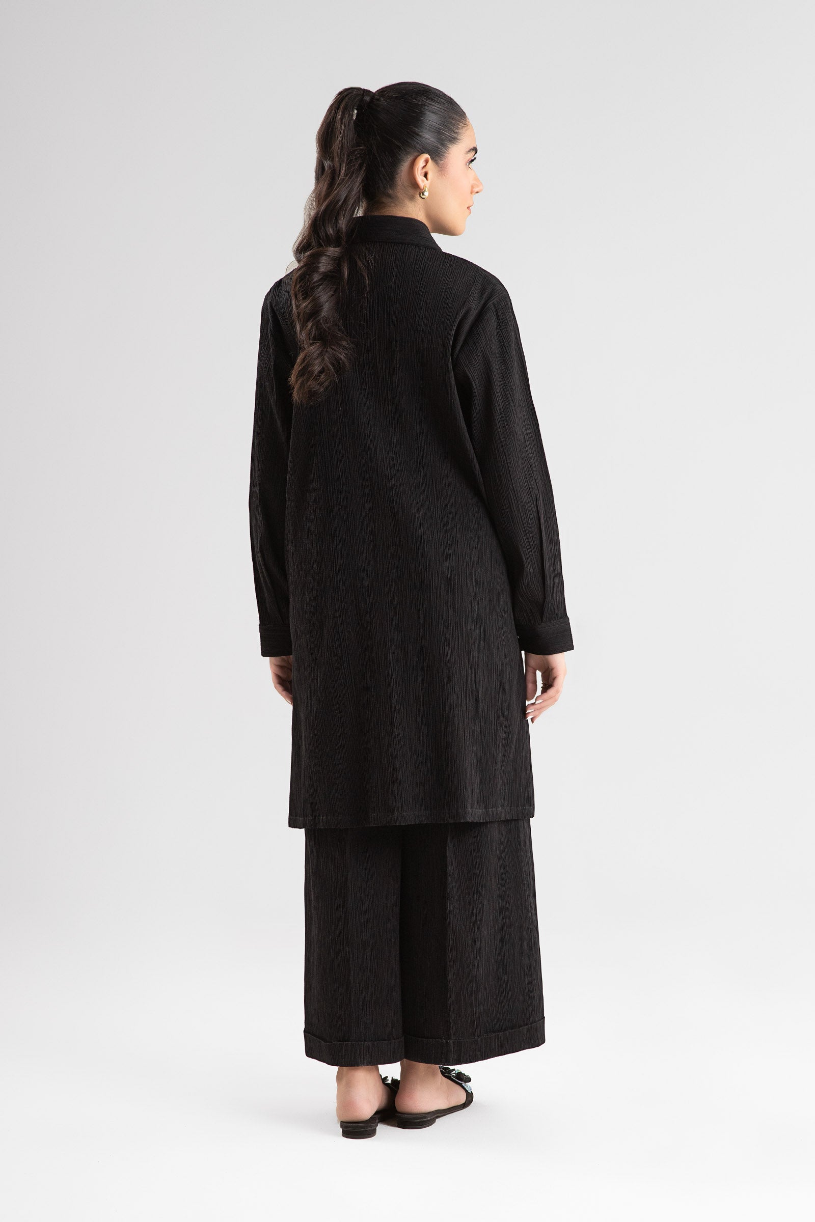 2 Pc Dyed Seersucker Suit