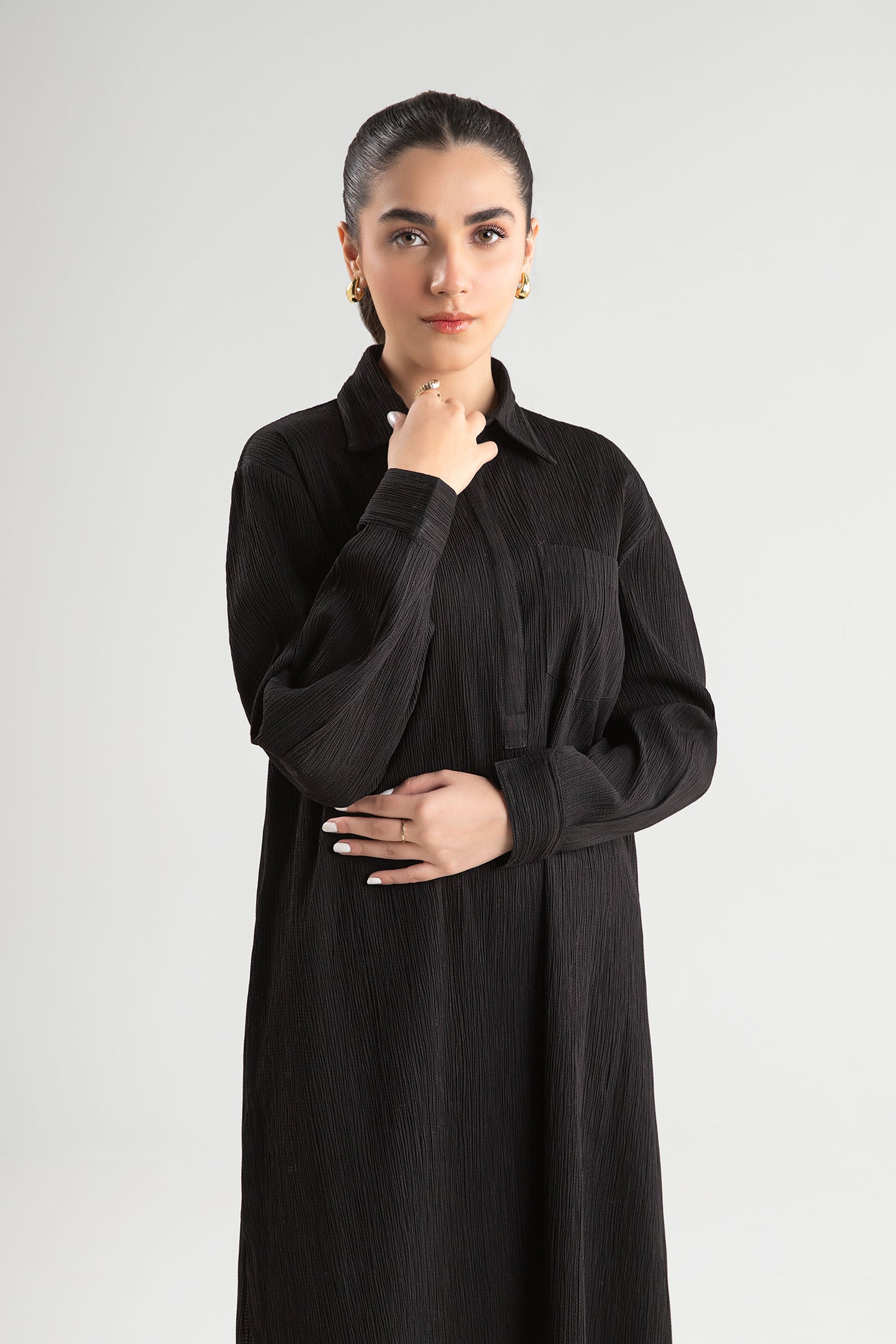 2 Pc Dyed Seersucker Suit