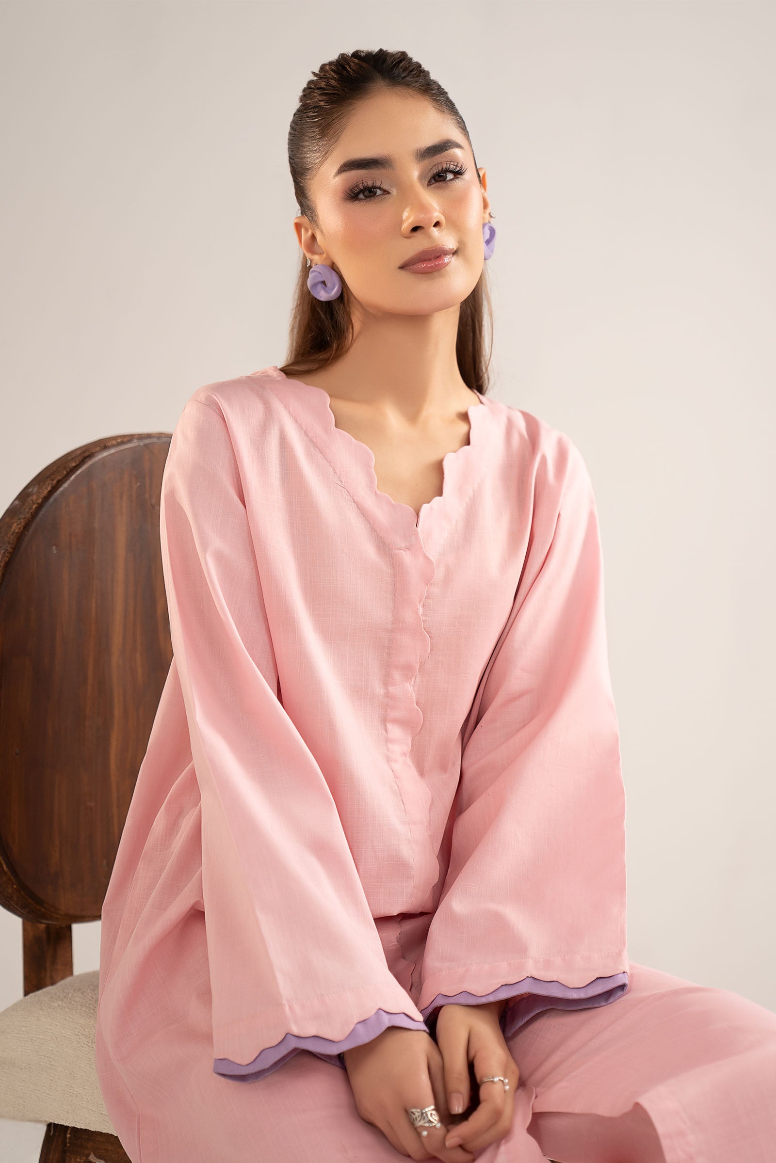 2 Pc Dyed Crosshatch Suit