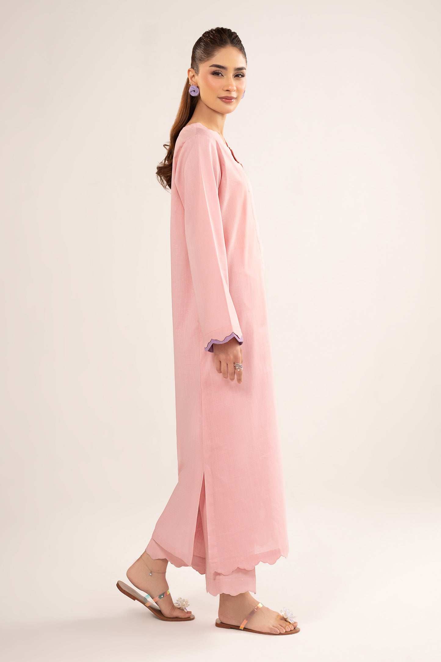 2 Pc Dyed Crosshatch Suit