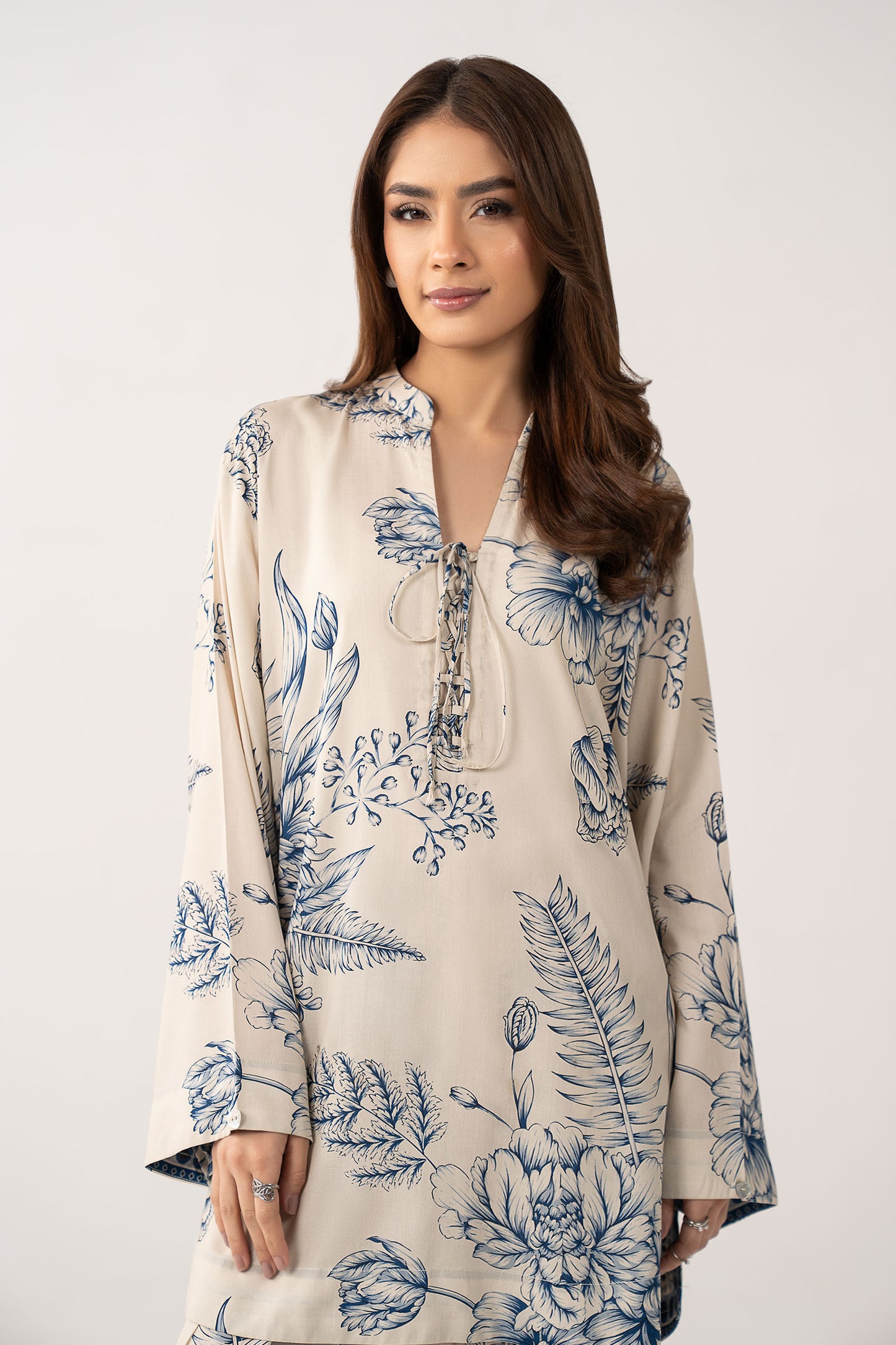 2 Pc Printed Arabic Lawn Suit