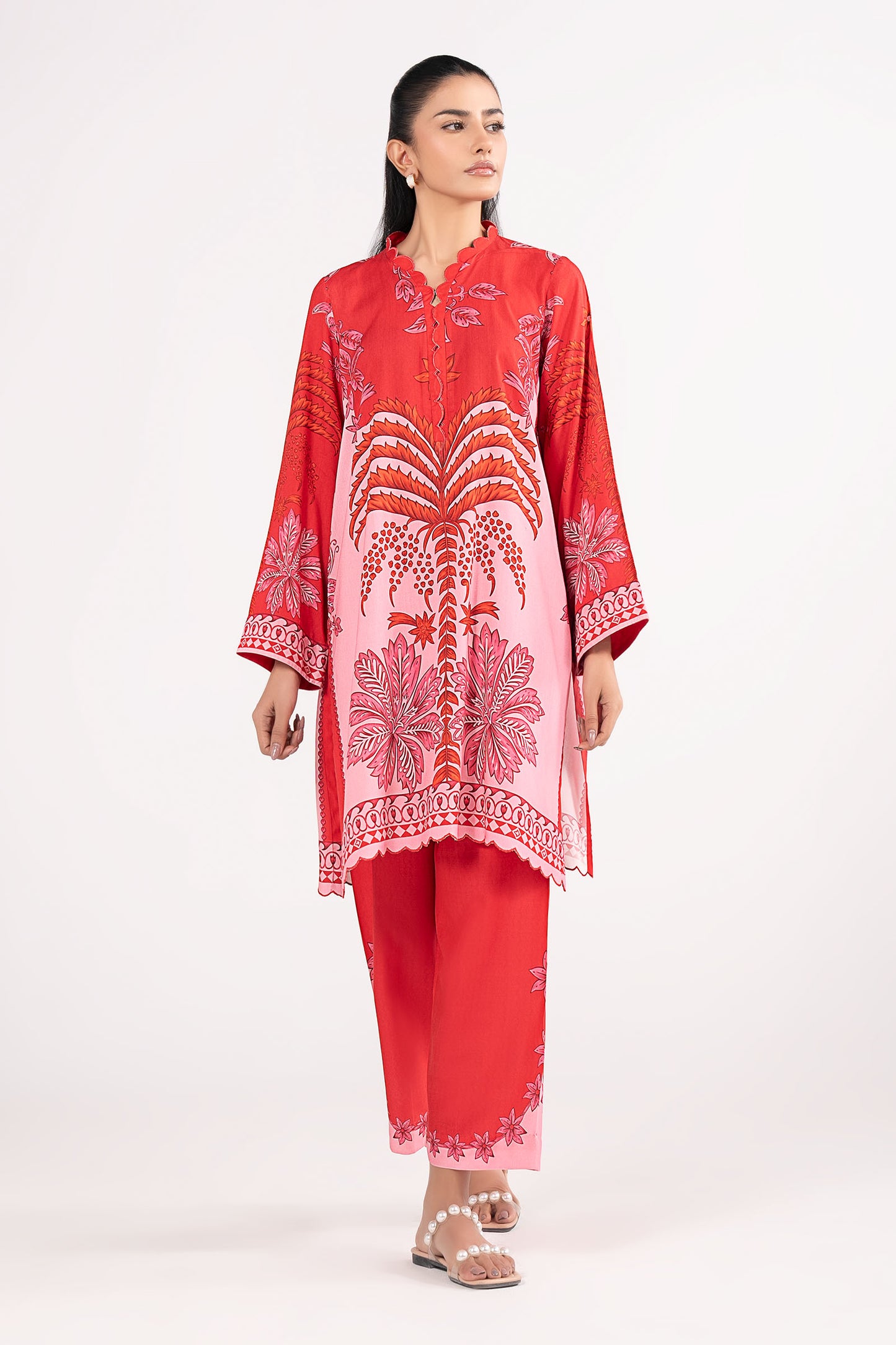 2 Pc Printed Lawn Suit