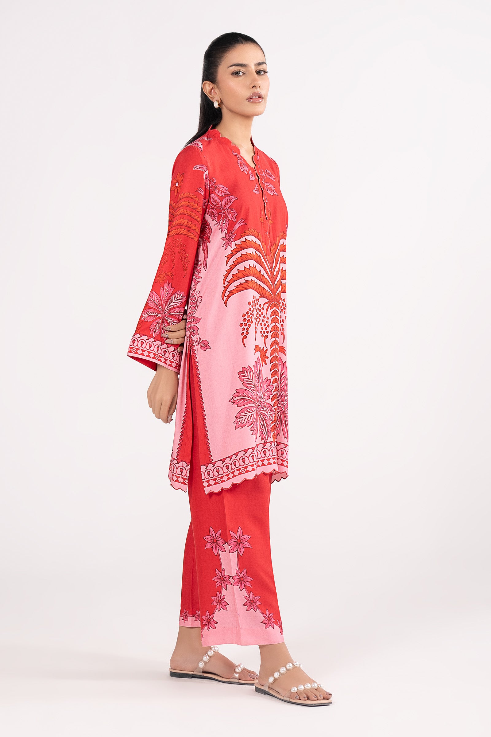 2 Pc Printed Lawn Suit