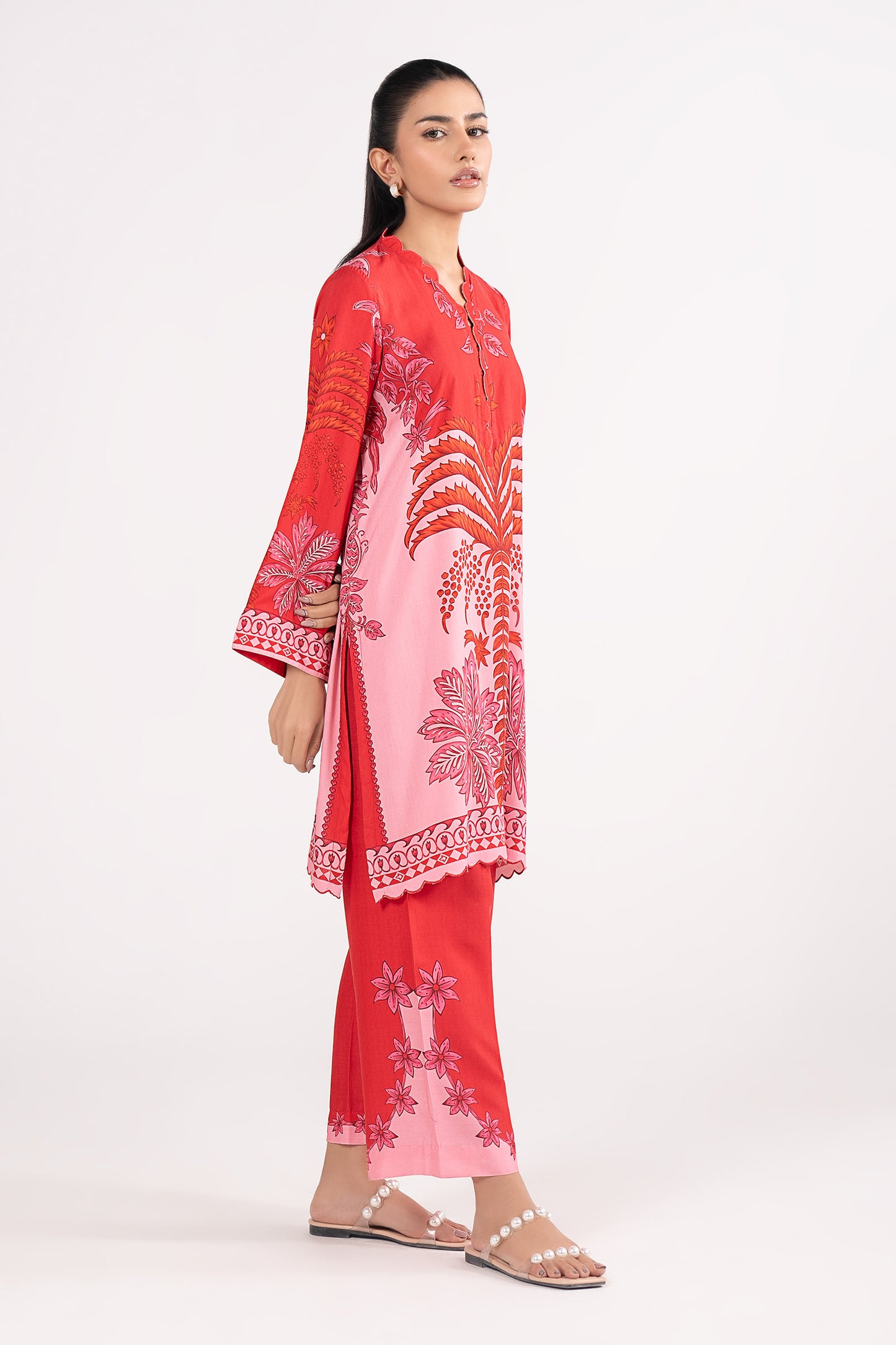 2 Pc Printed Lawn Suit