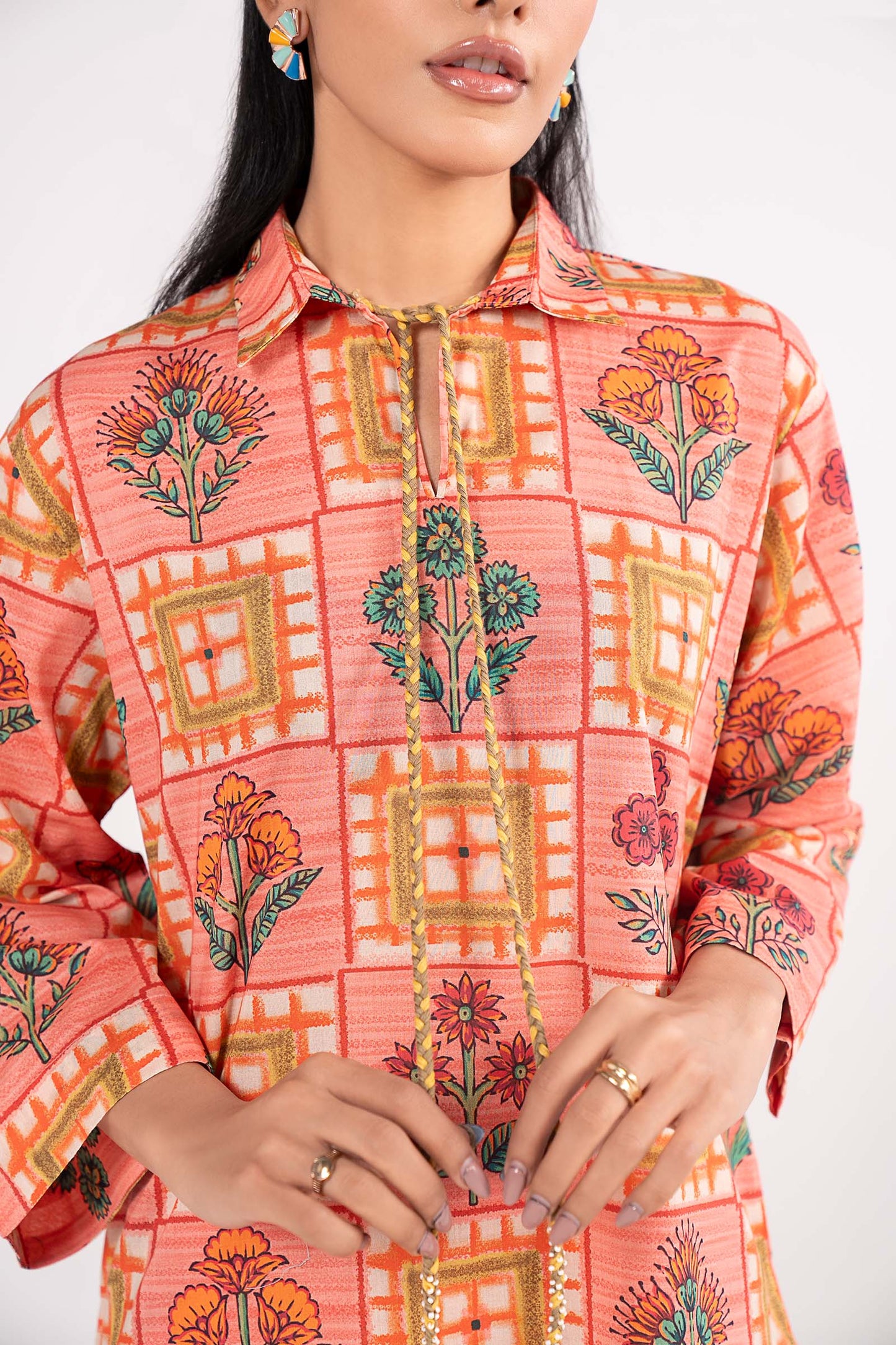 2 Pc Printed Lawn Suit