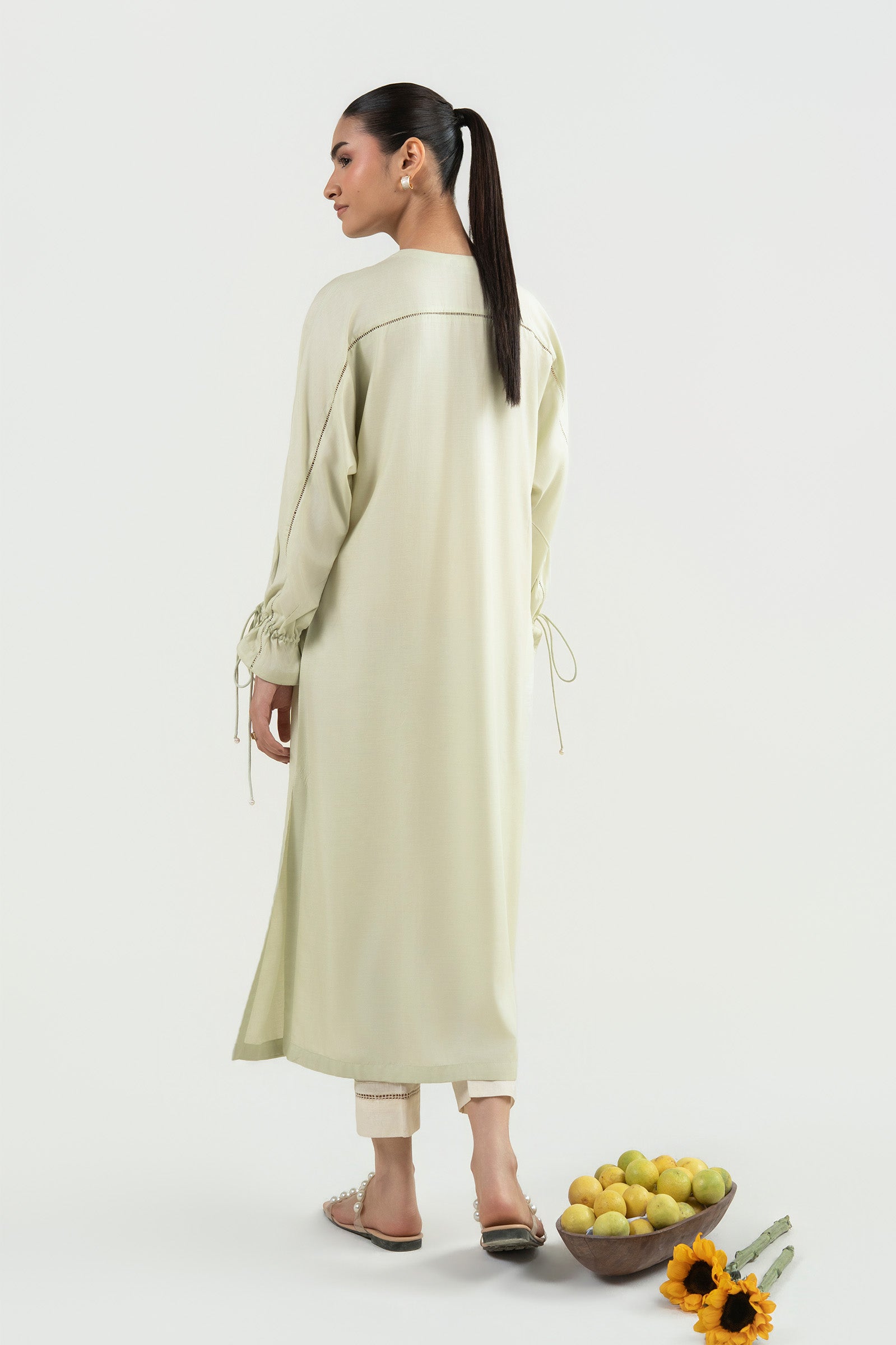 Dyed Slub Lawn Shirt