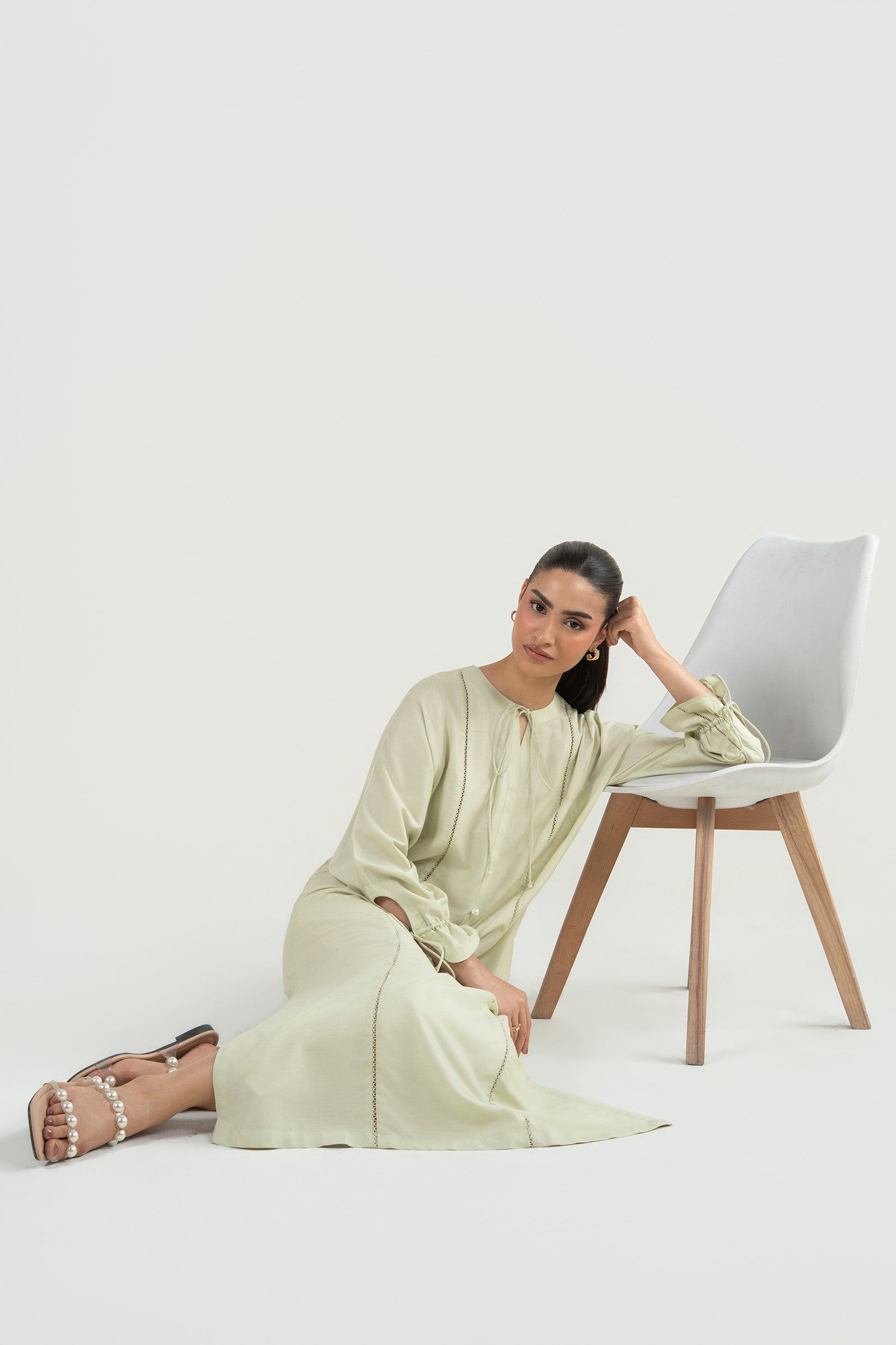 Dyed Slub Lawn Shirt