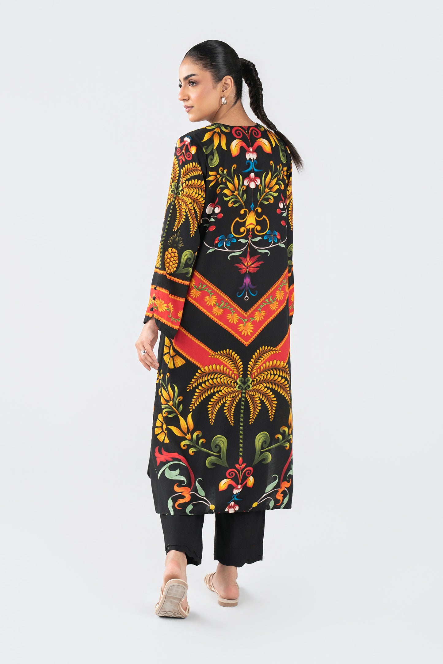 Printed Arabic Lawn Shirt