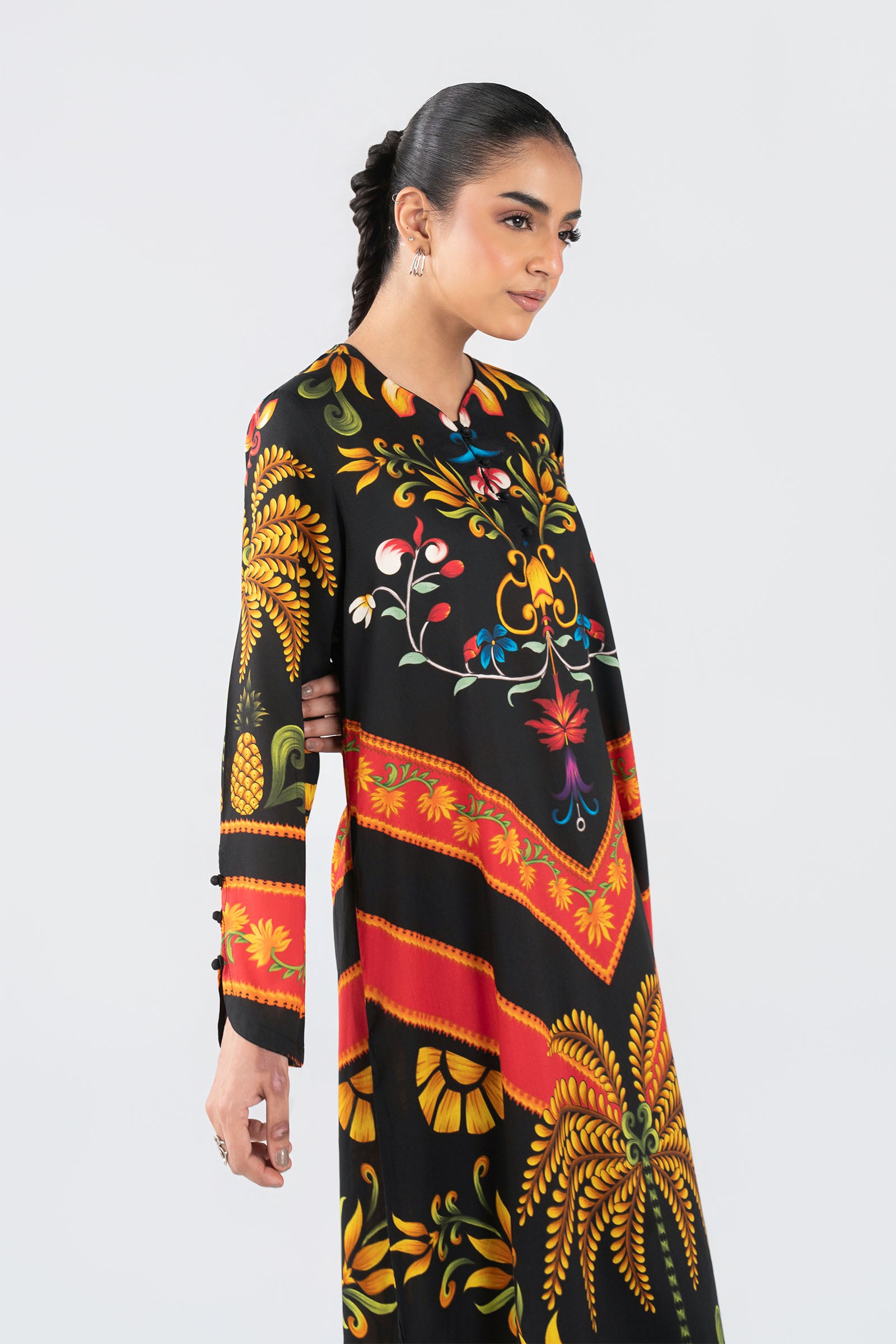 Printed Arabic Lawn Shirt