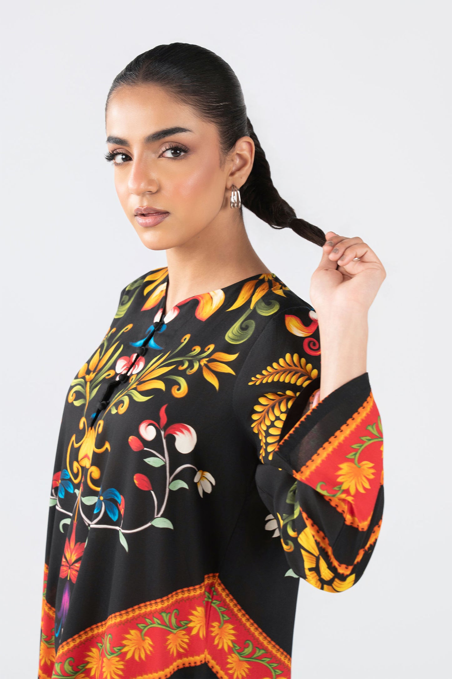 Printed Arabic Lawn Shirt