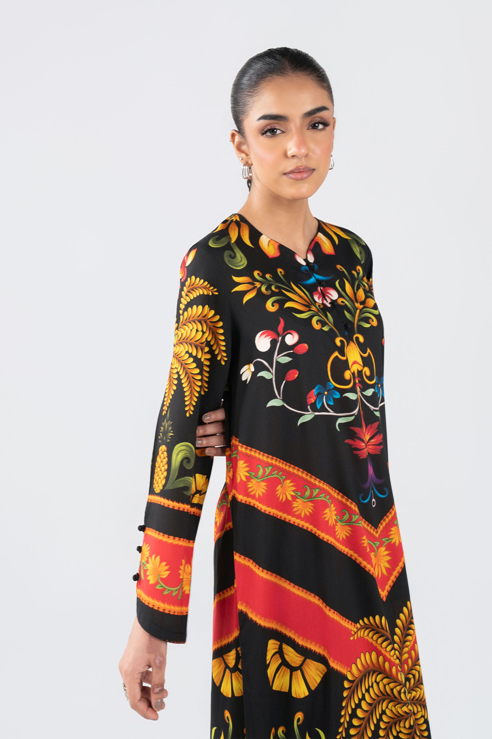 Printed Arabic Lawn Shirt