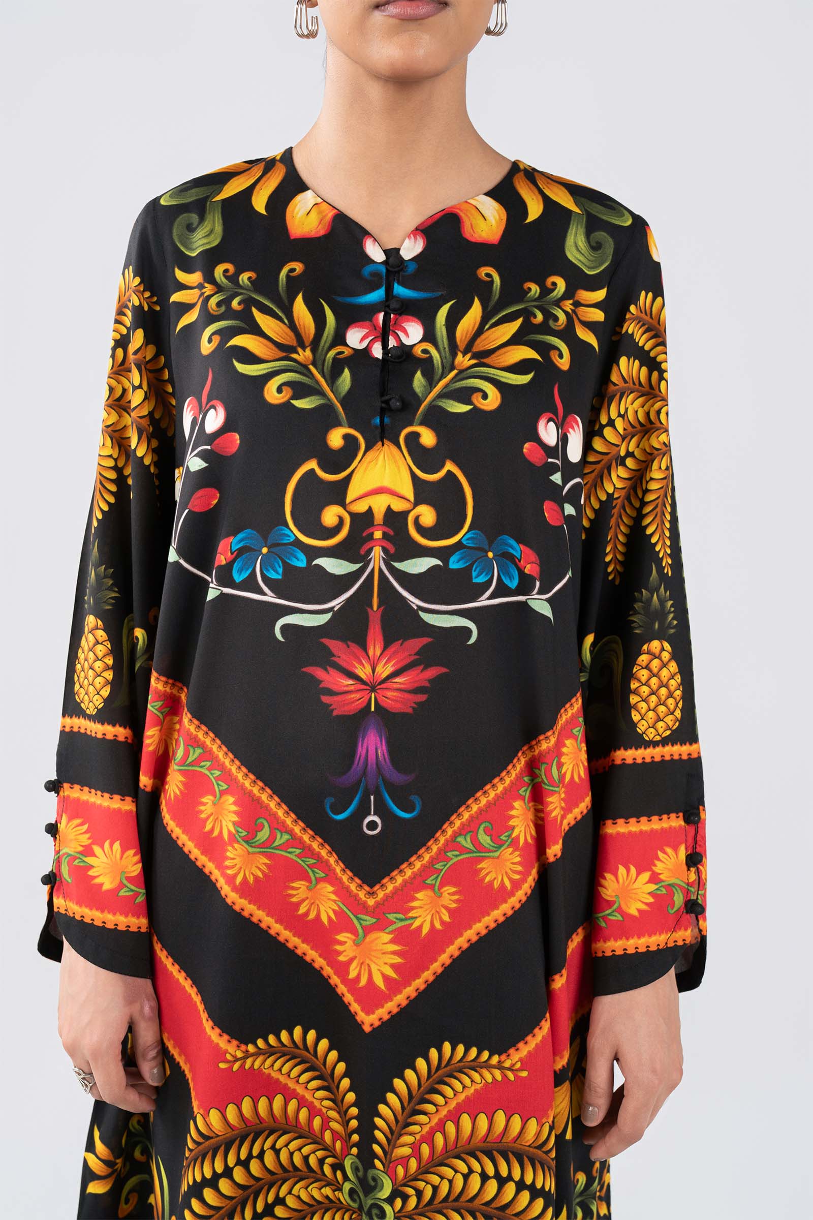 Printed Arabic Lawn Shirt