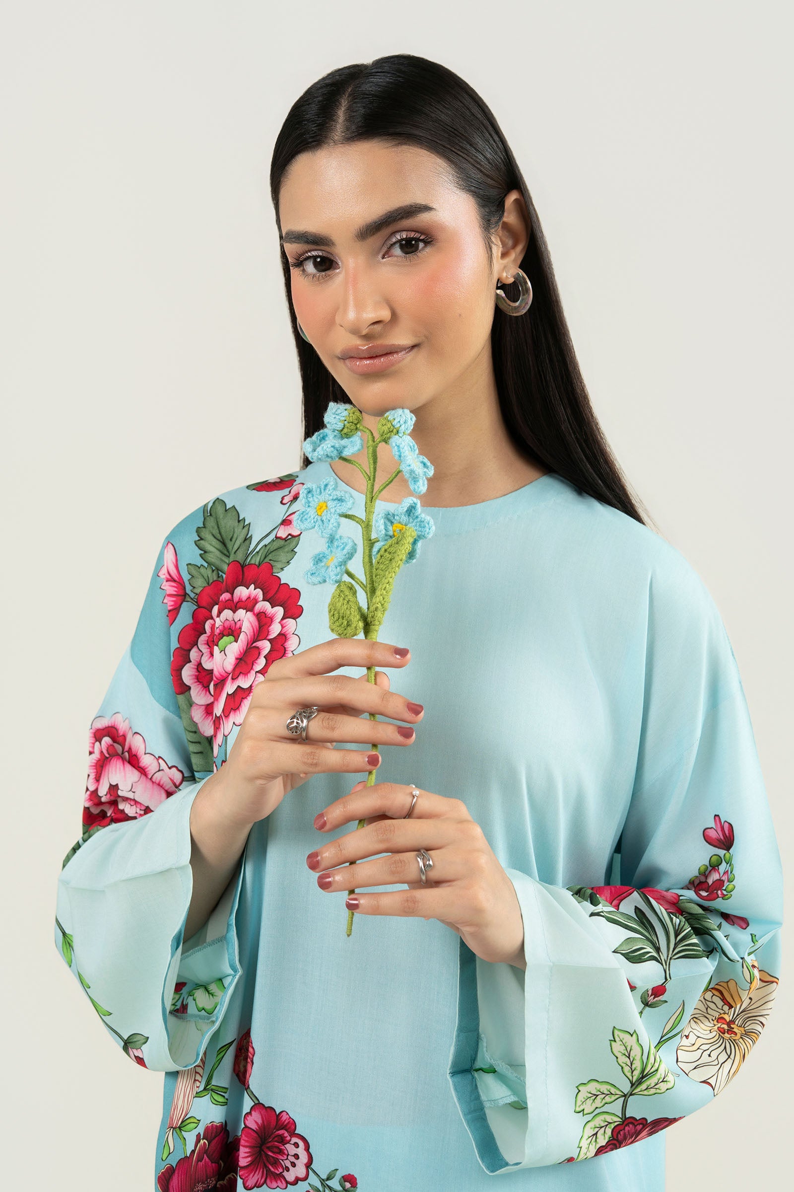 Printed Arabic Lawn Shirt