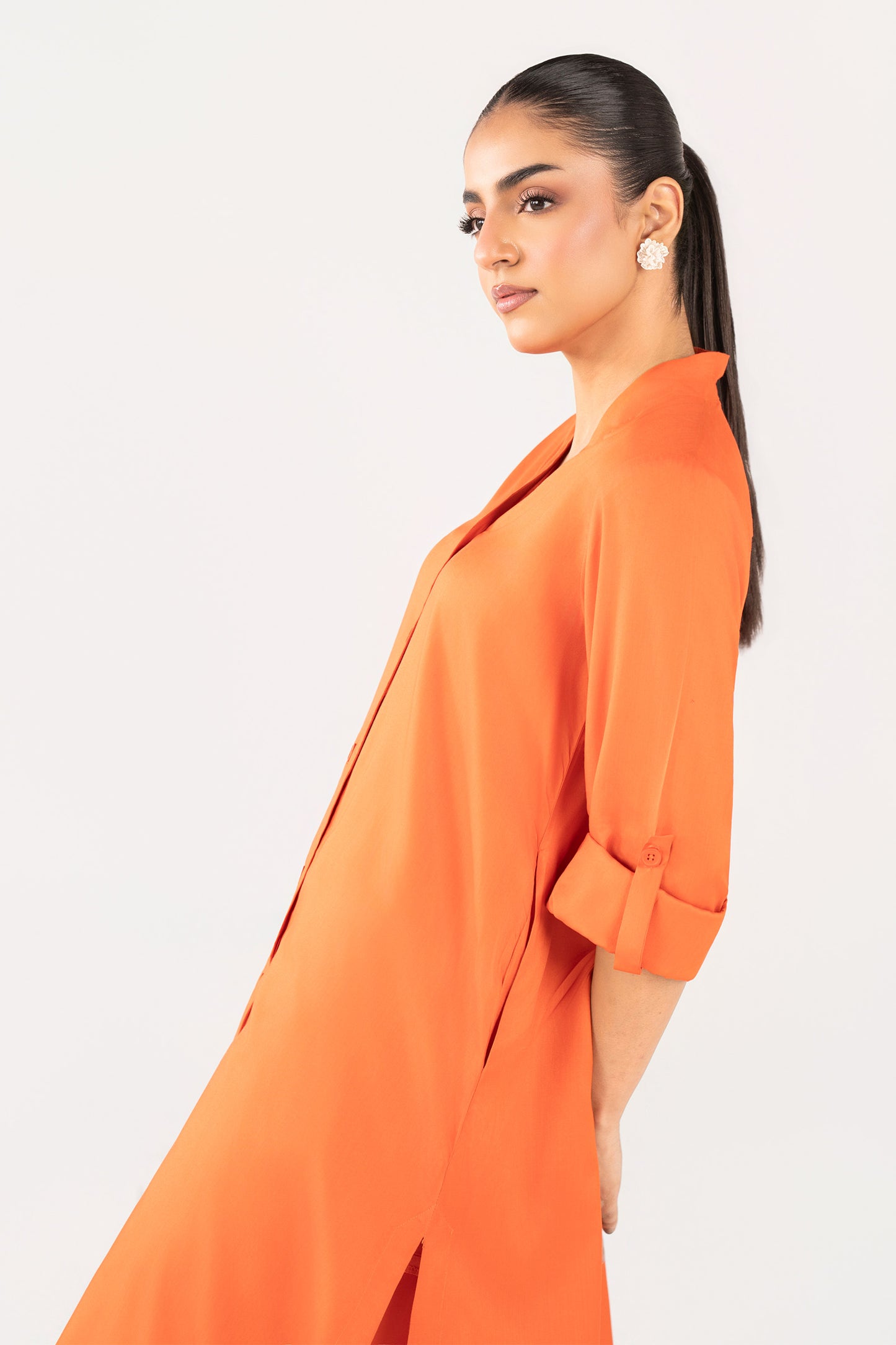 2 Pc Dyed Arabic Lawn Suit