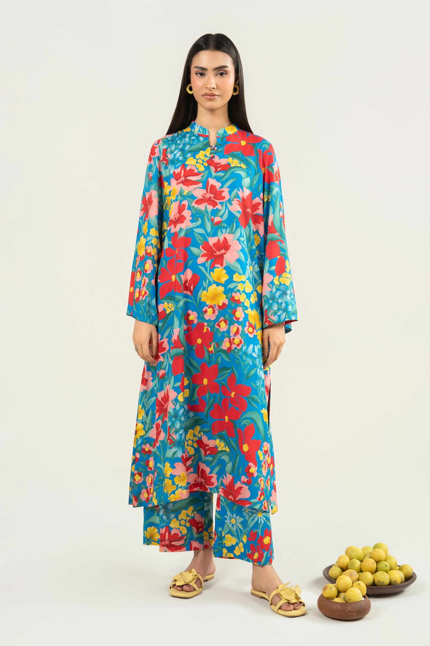 2 Pc Printed Arabic Lawn Suit