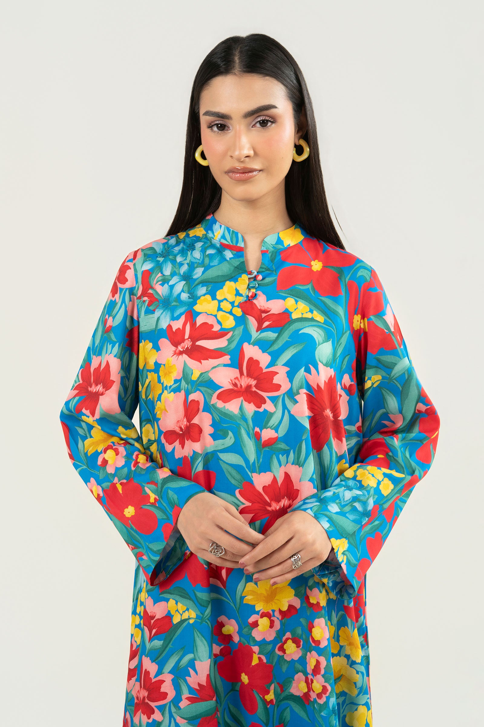 2 Pc Printed Arabic Lawn Suit