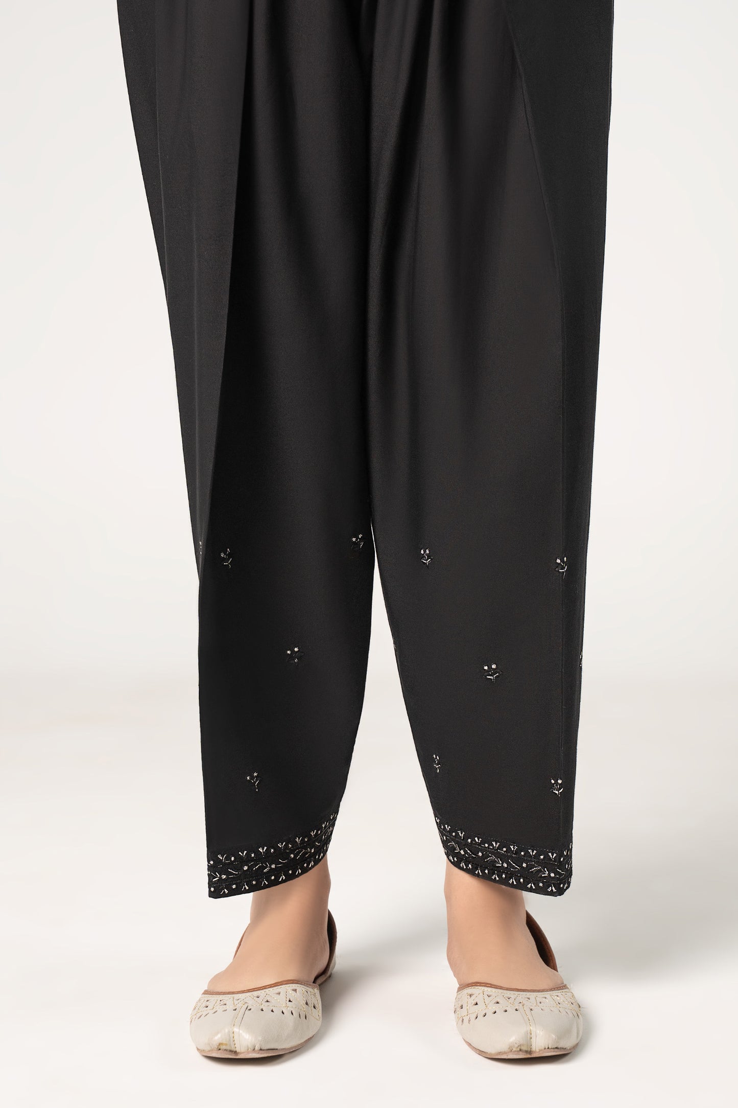 Embroidered Cambric Trouser