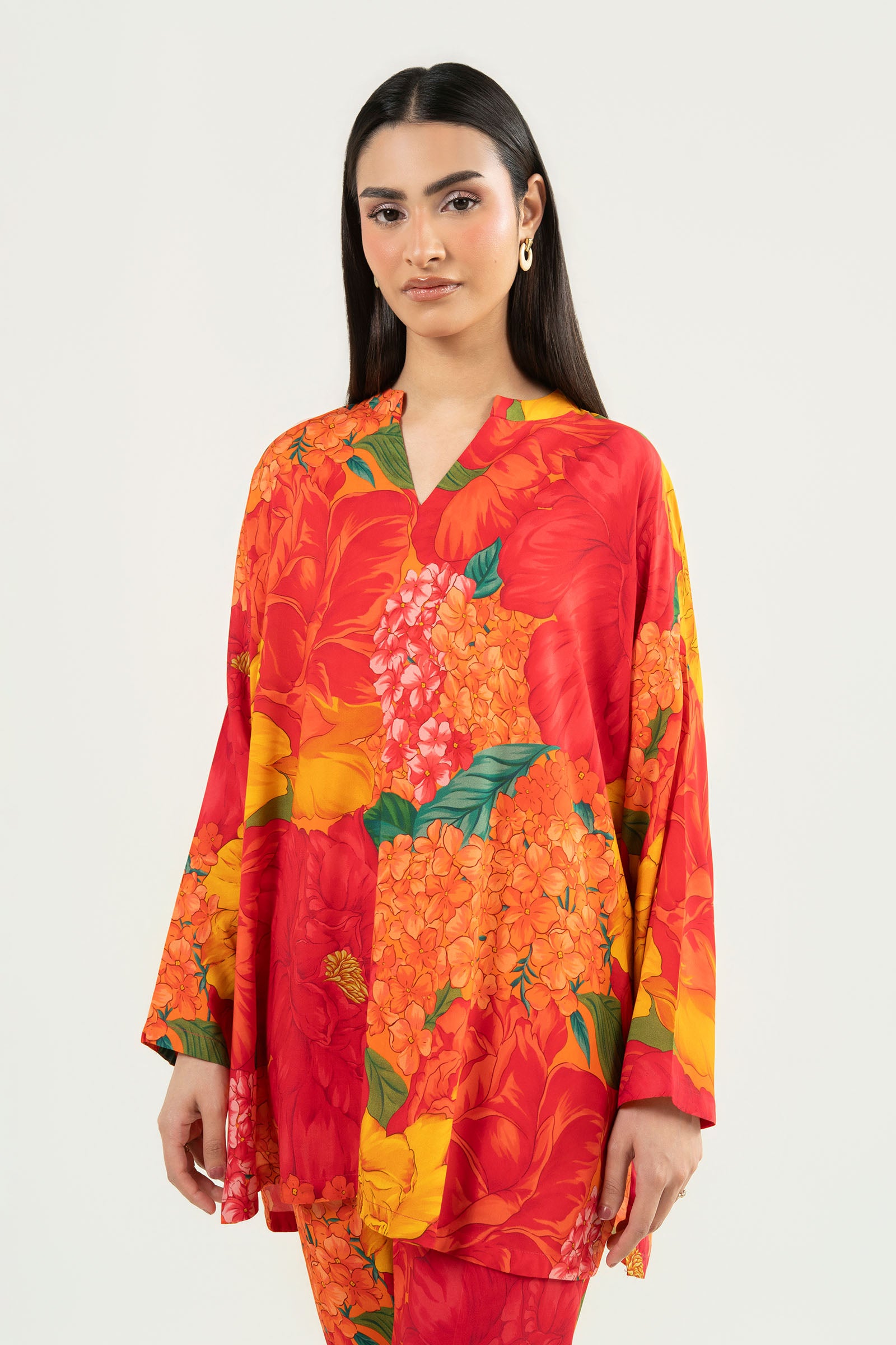 2 Pc Printed Arabic Lawn Suit