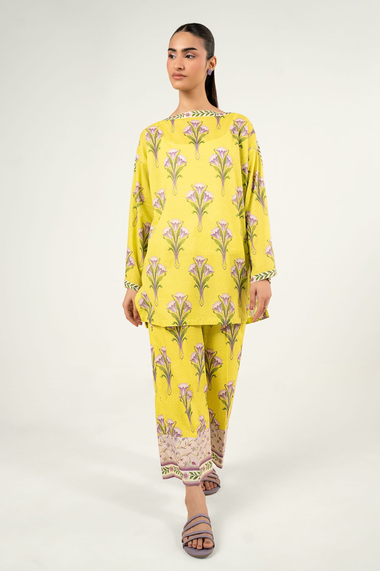 2 Pc Printed Lawn Suit