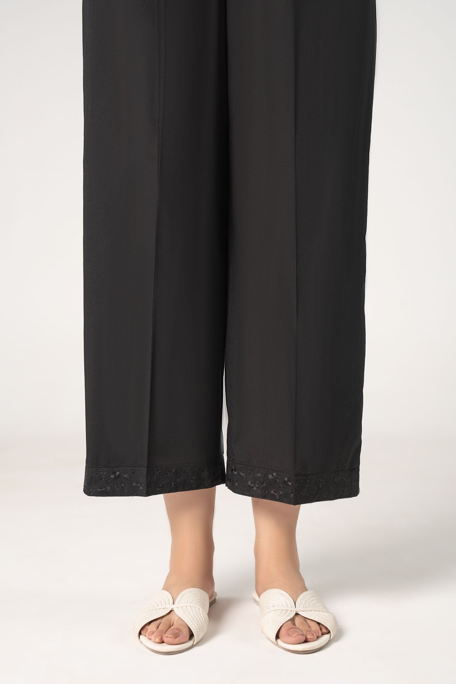 Embroidered Cambric Trouser