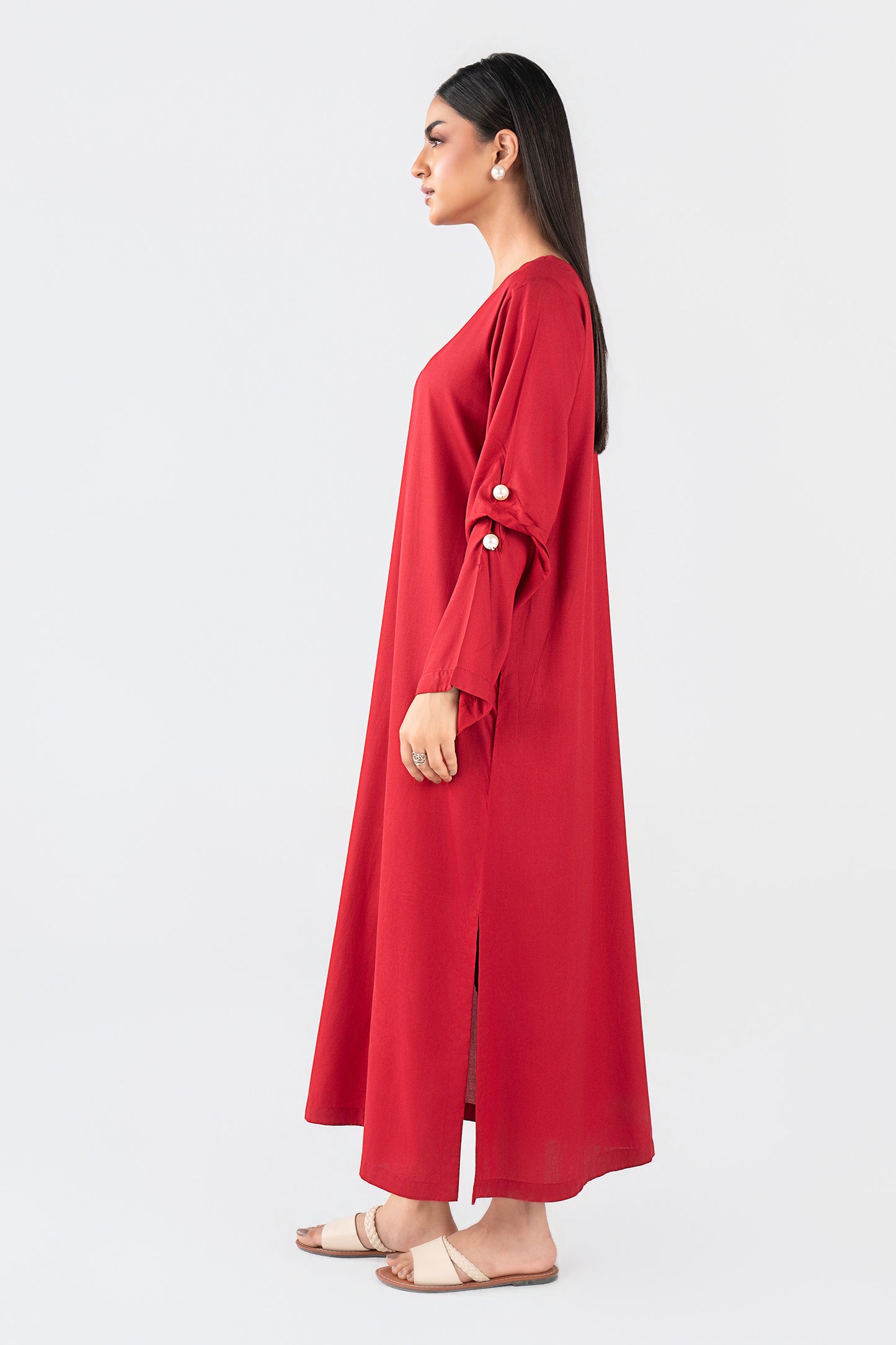 Dyed Arabic Lawn Shirt