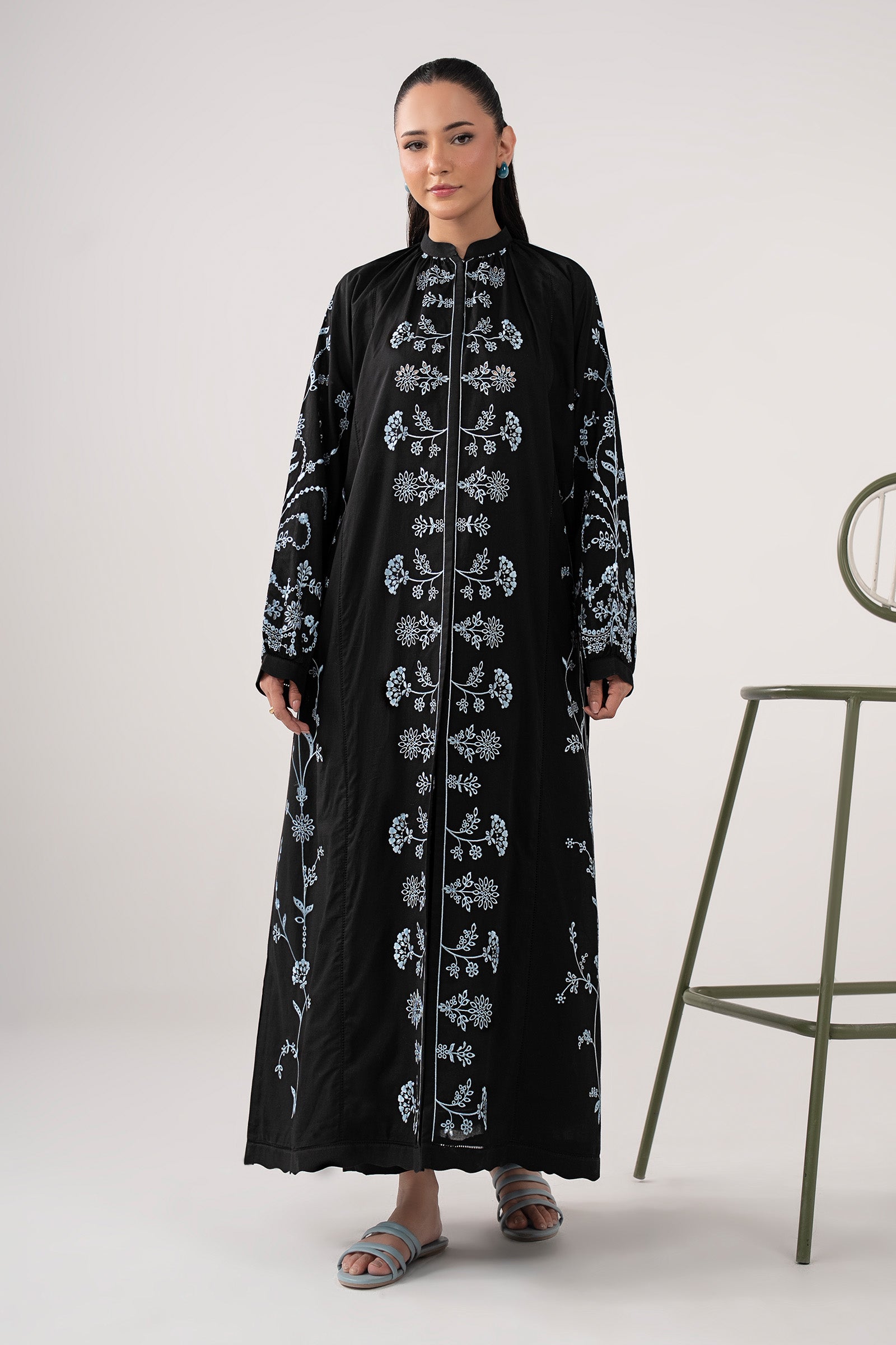 Embroidered Lawn Dress