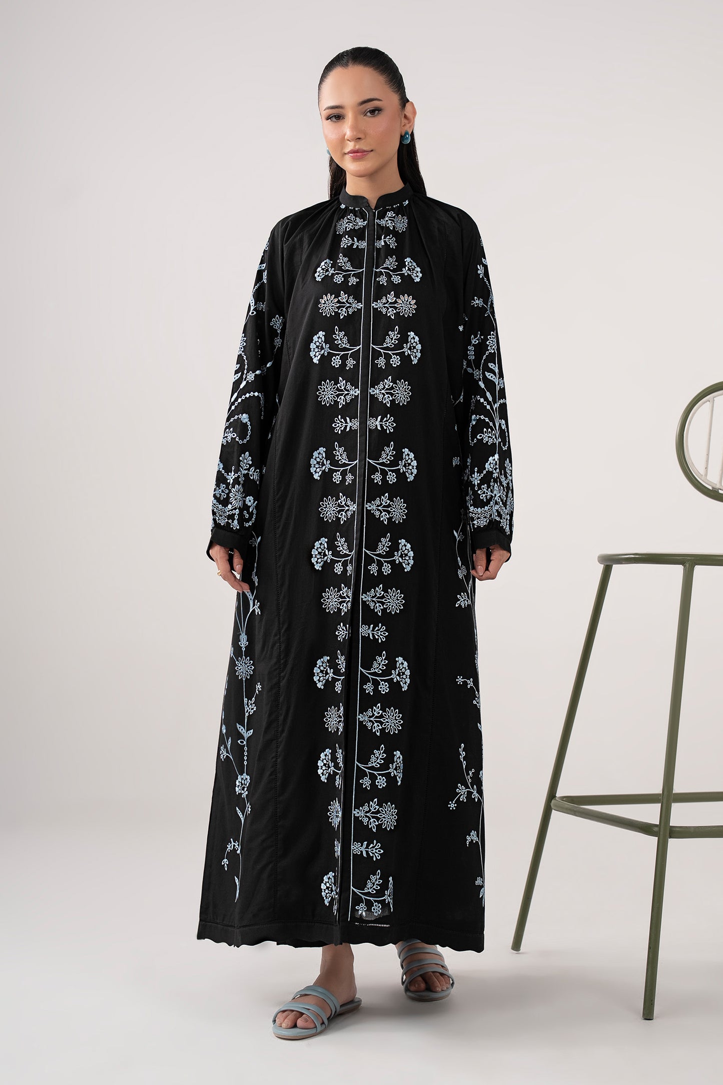 Embroidered Lawn Dress