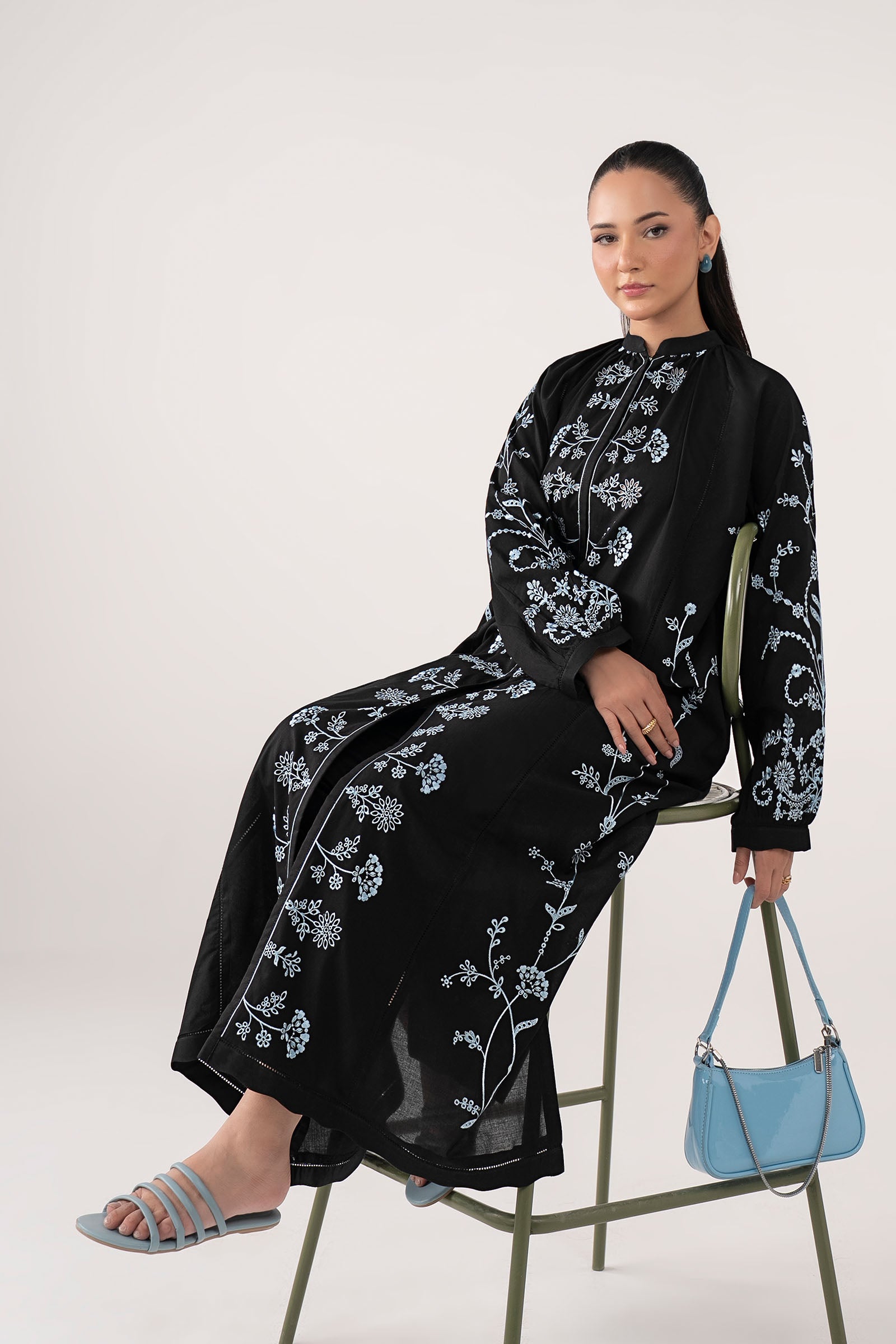 Embroidered Lawn Dress