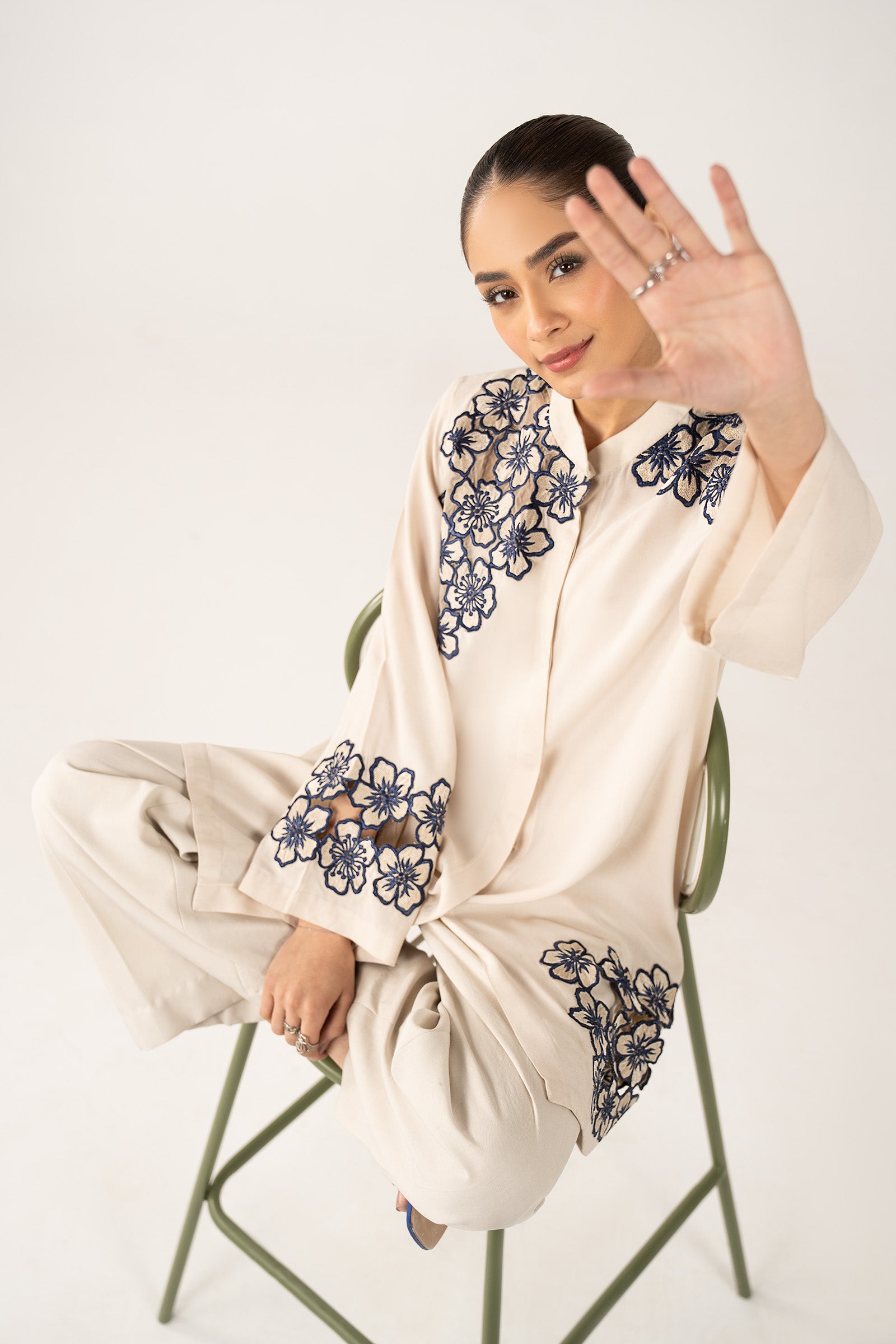 Embroidered Lawn Shirt