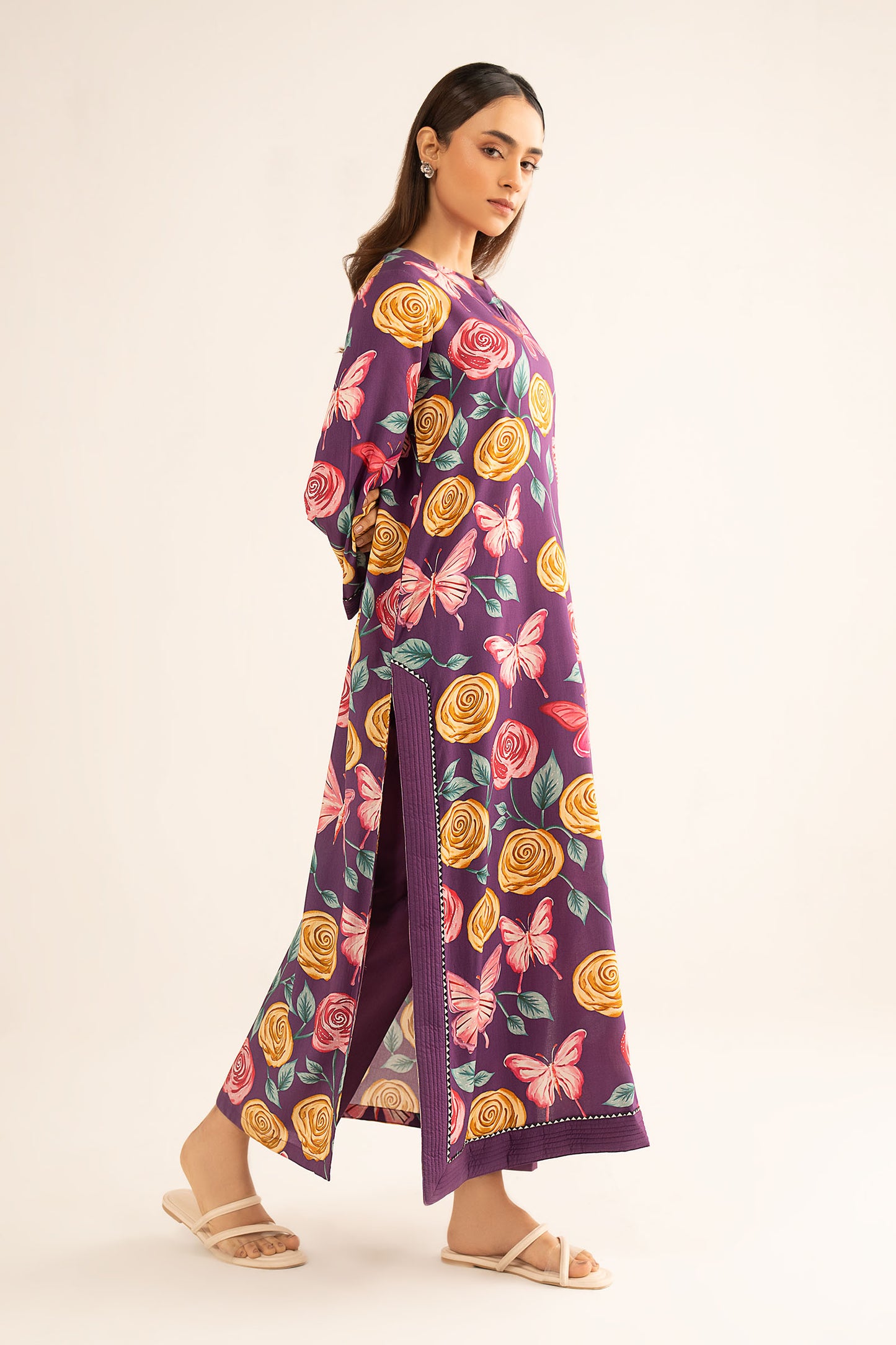 Printed Arabic Lawn Shirt