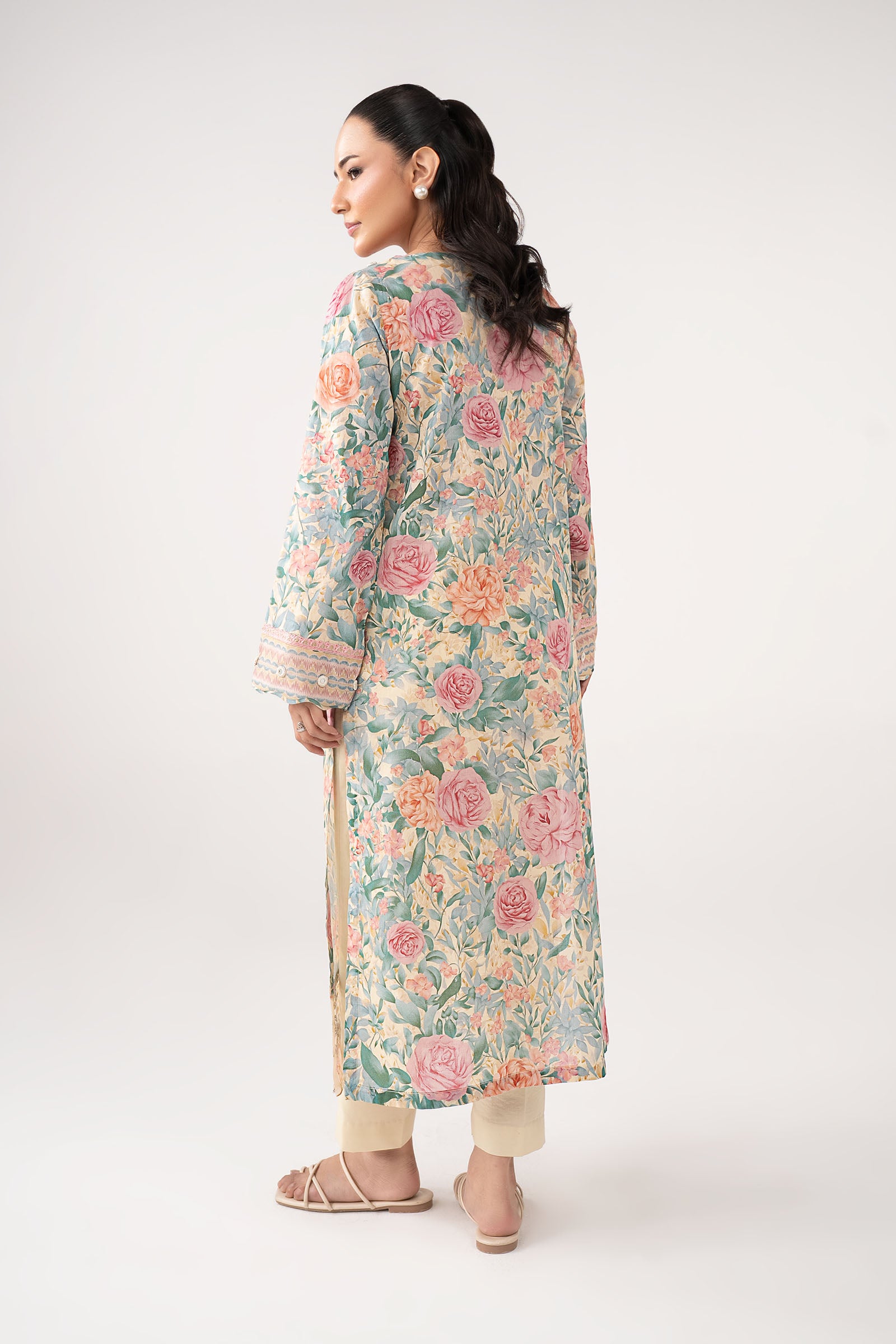 Embroidered Cotton Dobby Shirt