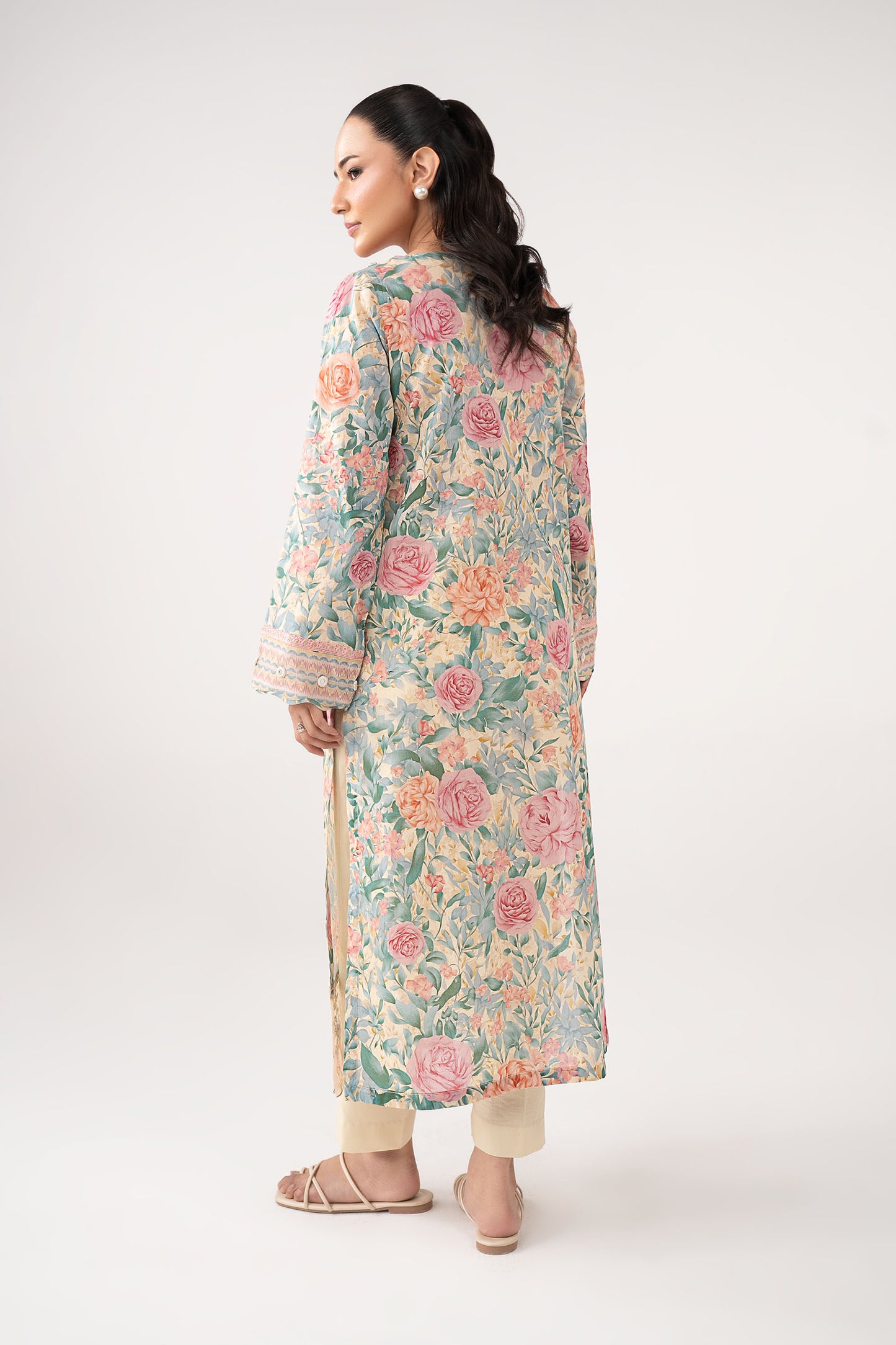 Embroidered Cotton Dobby Shirt