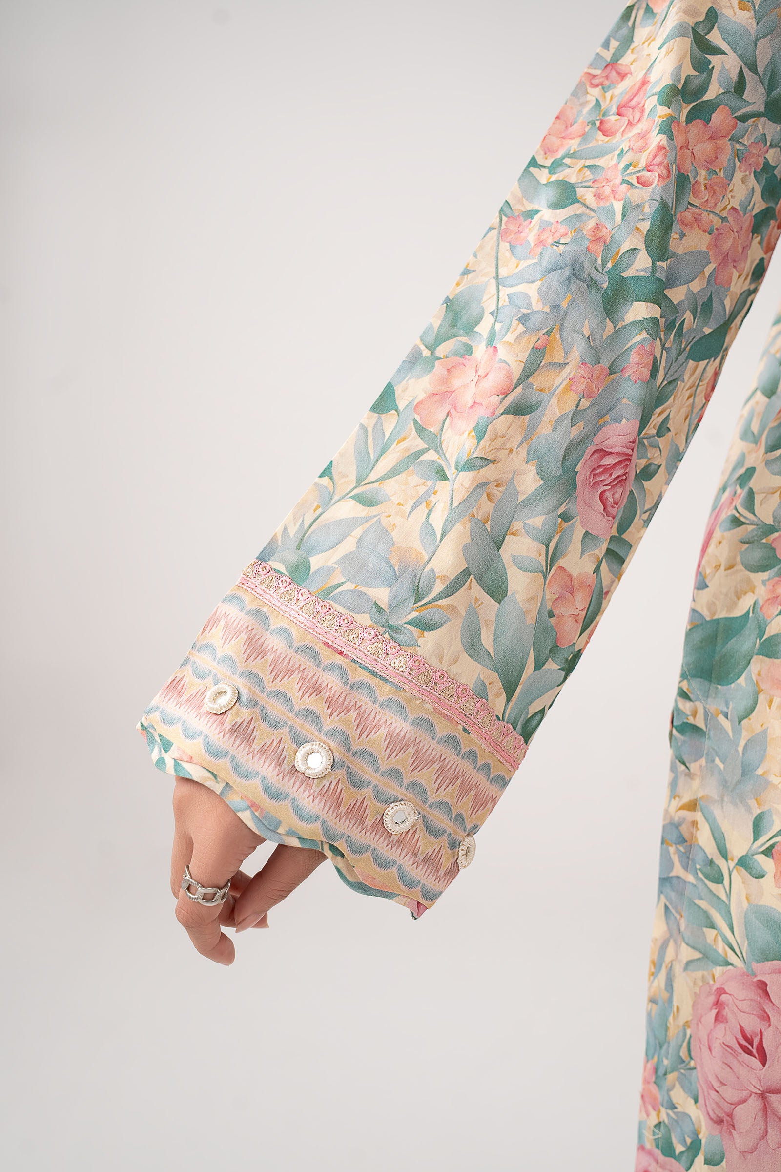 Embroidered Cotton Dobby Shirt